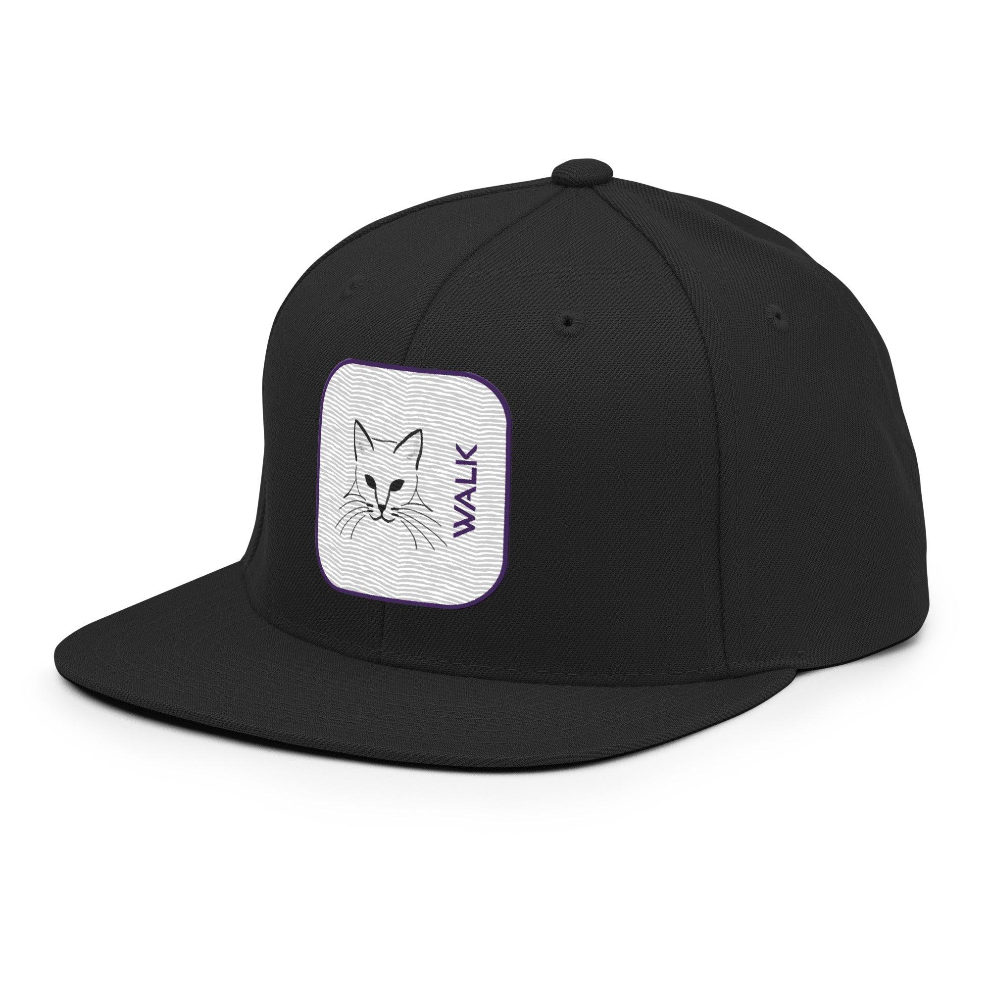 'Cat Walk' Snapback Hat - POMA Graphics