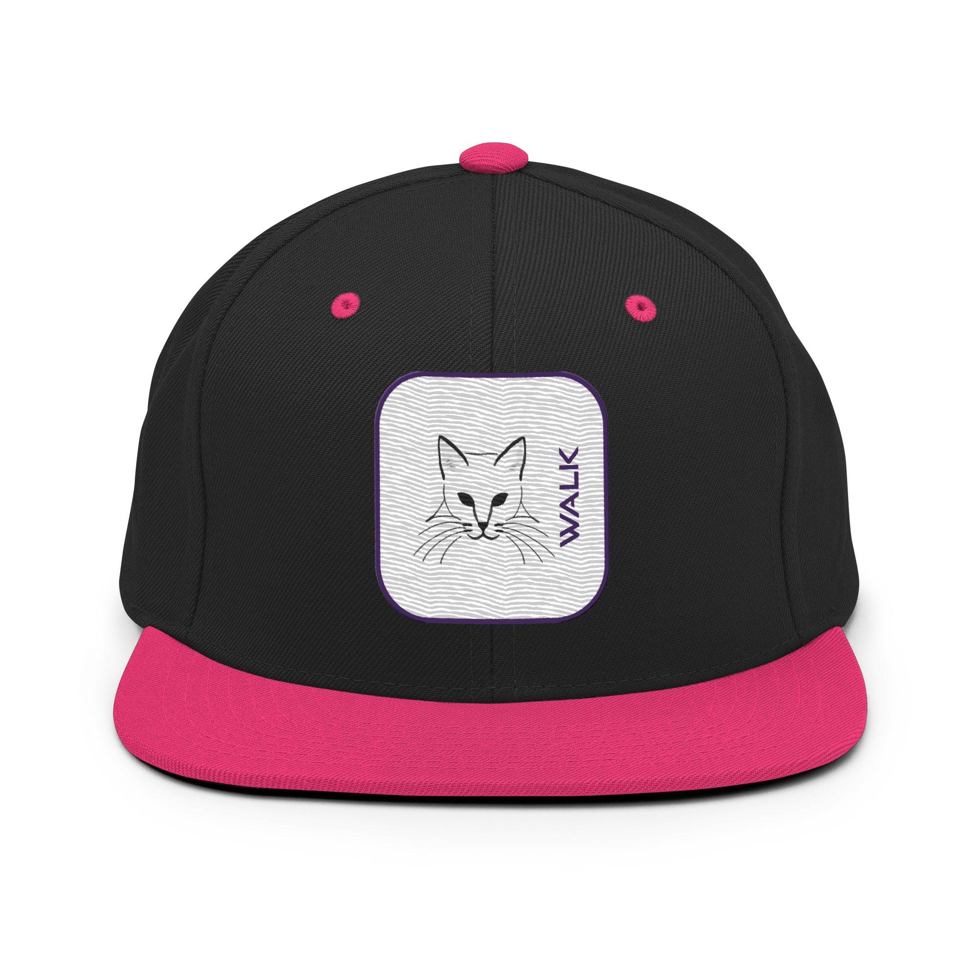 'Cat Walk' Snapback Hat - POMA Graphics