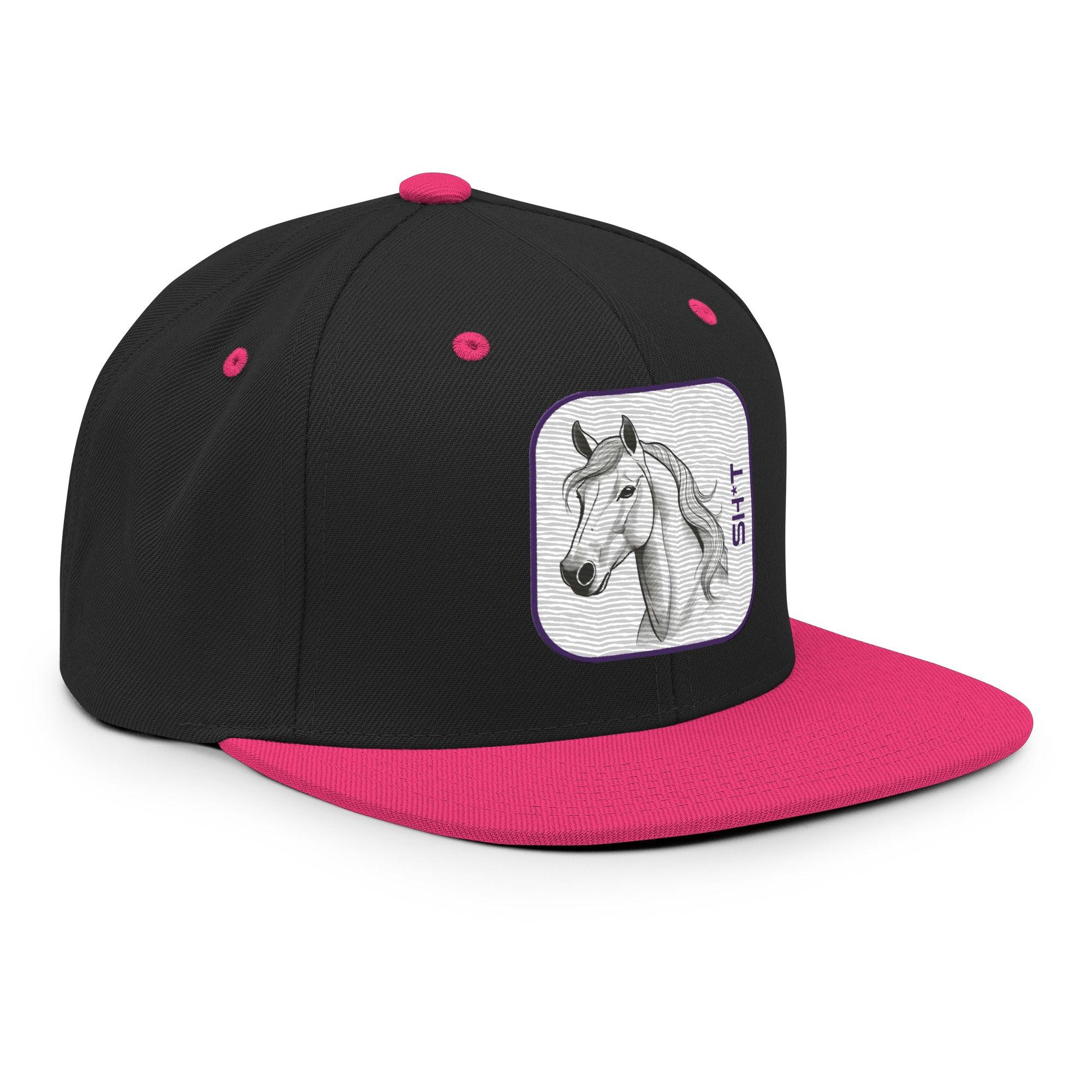 'Horse Sh*t' Snapback Hat - POMA Graphics