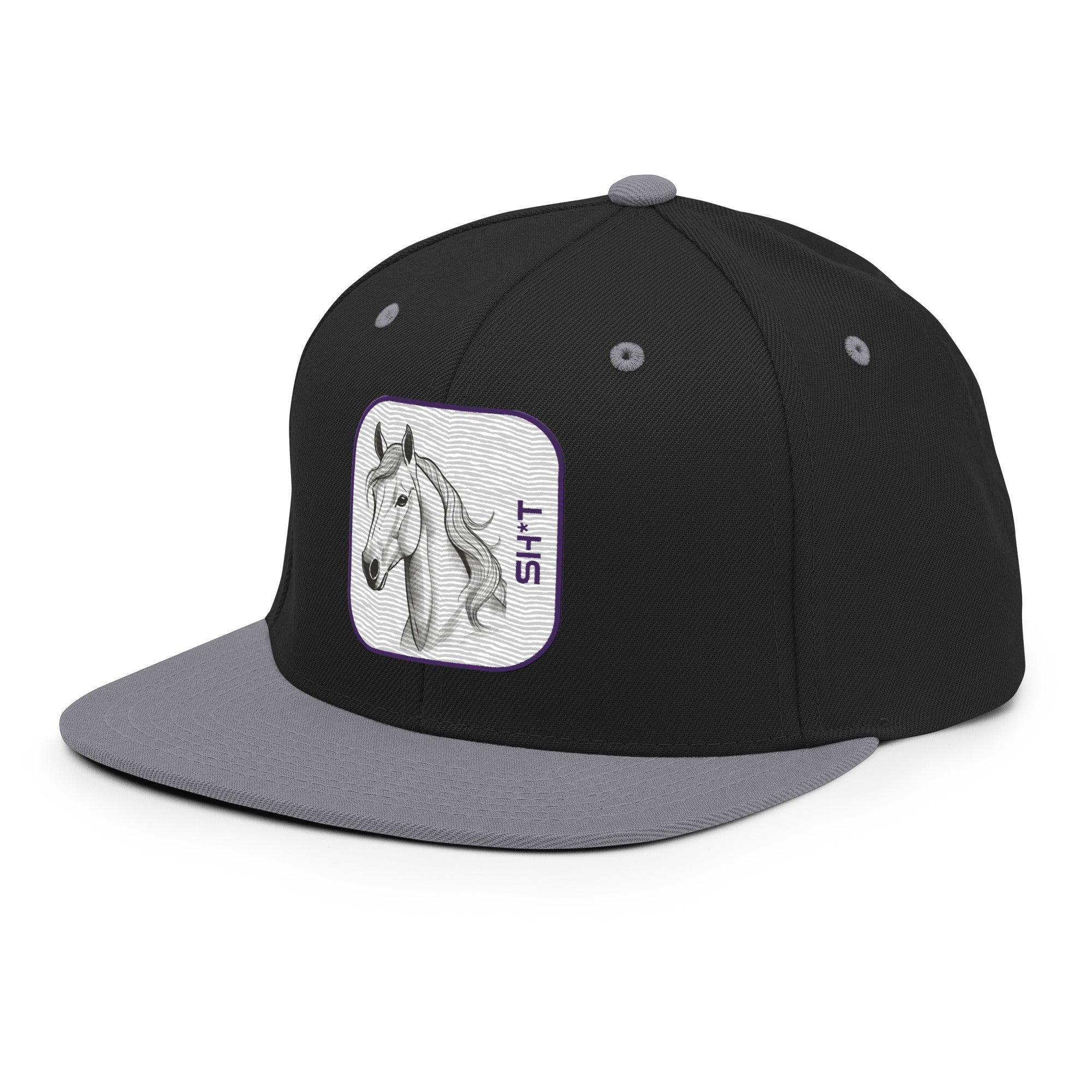 'Horse Sh*t' Snapback Hat - POMA Graphics