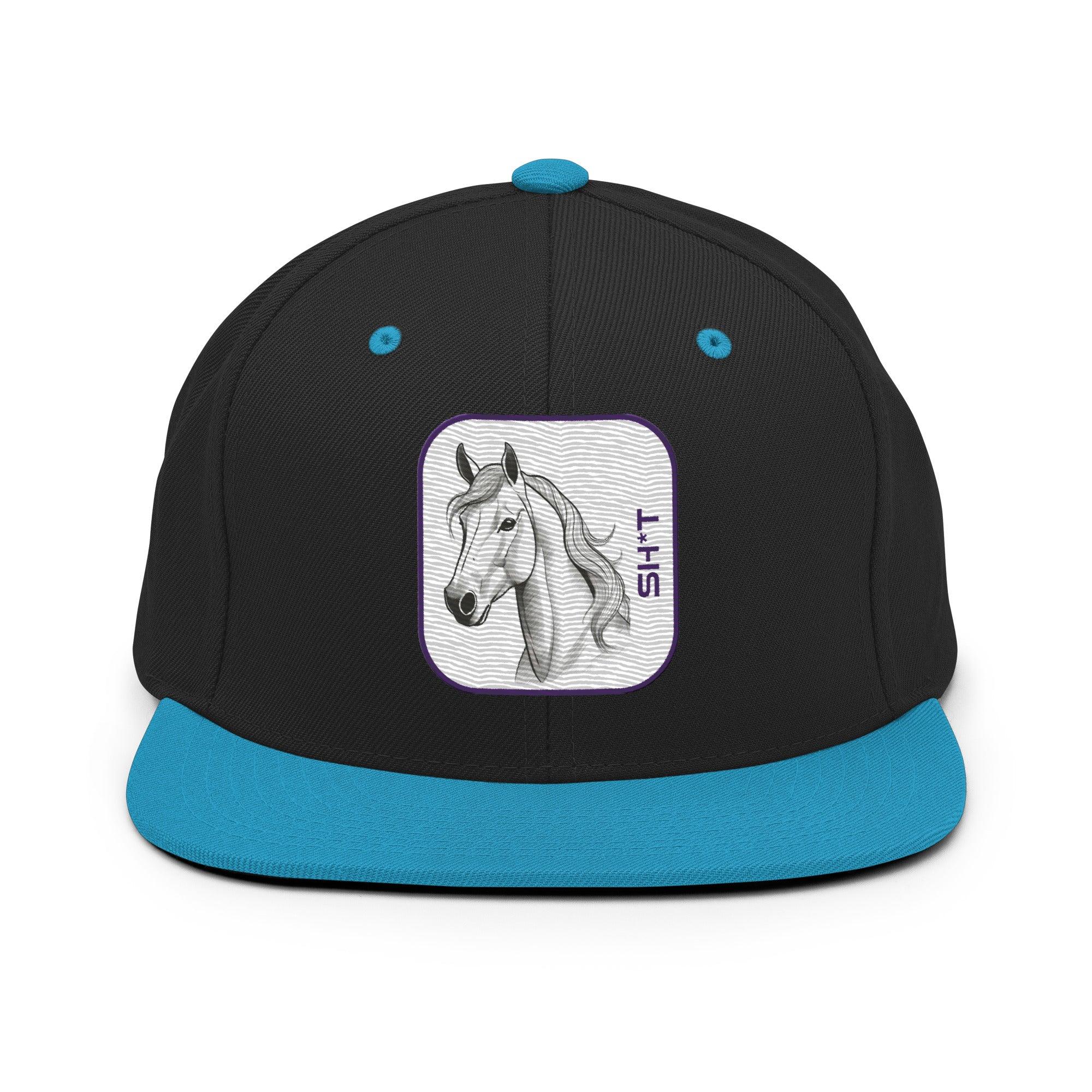 'Horse Sh*t' Snapback Hat - POMA Graphics