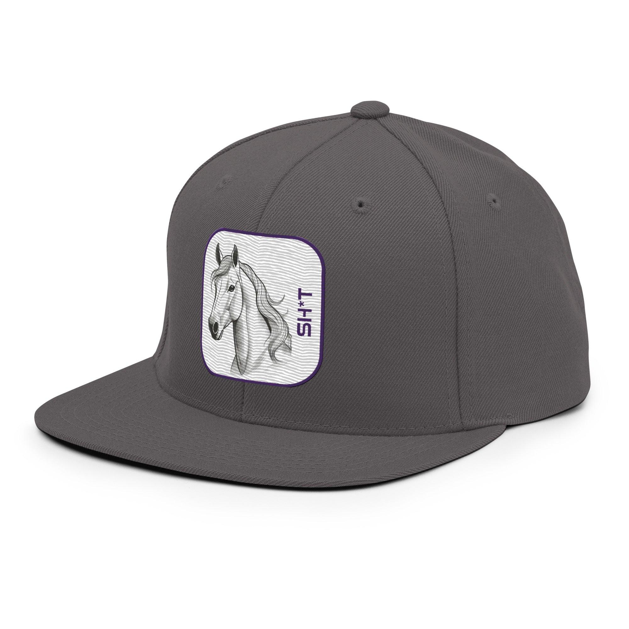 'Horse Sh*t' Snapback Hat - POMA Graphics