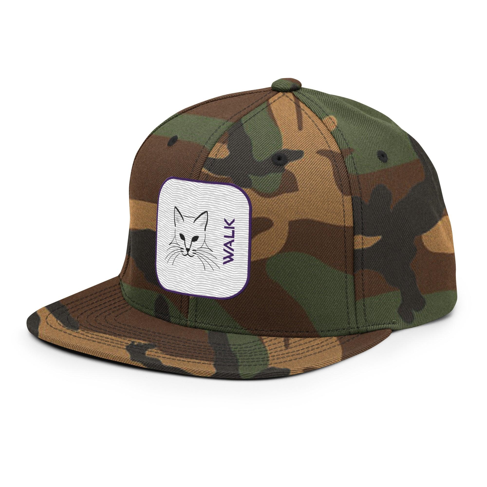 'Cat Walk' Snapback Hat - POMA Graphics