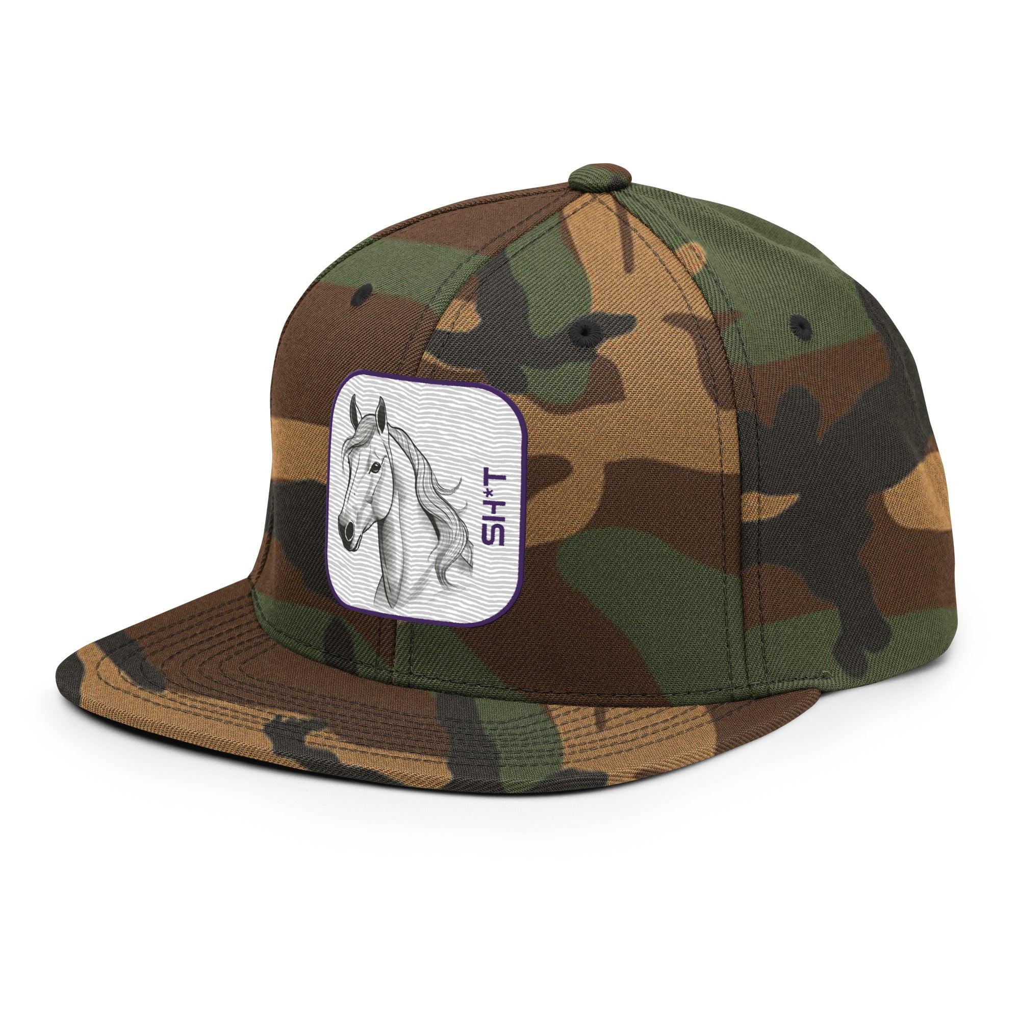 'Horse Sh*t' Snapback Hat - POMA Graphics