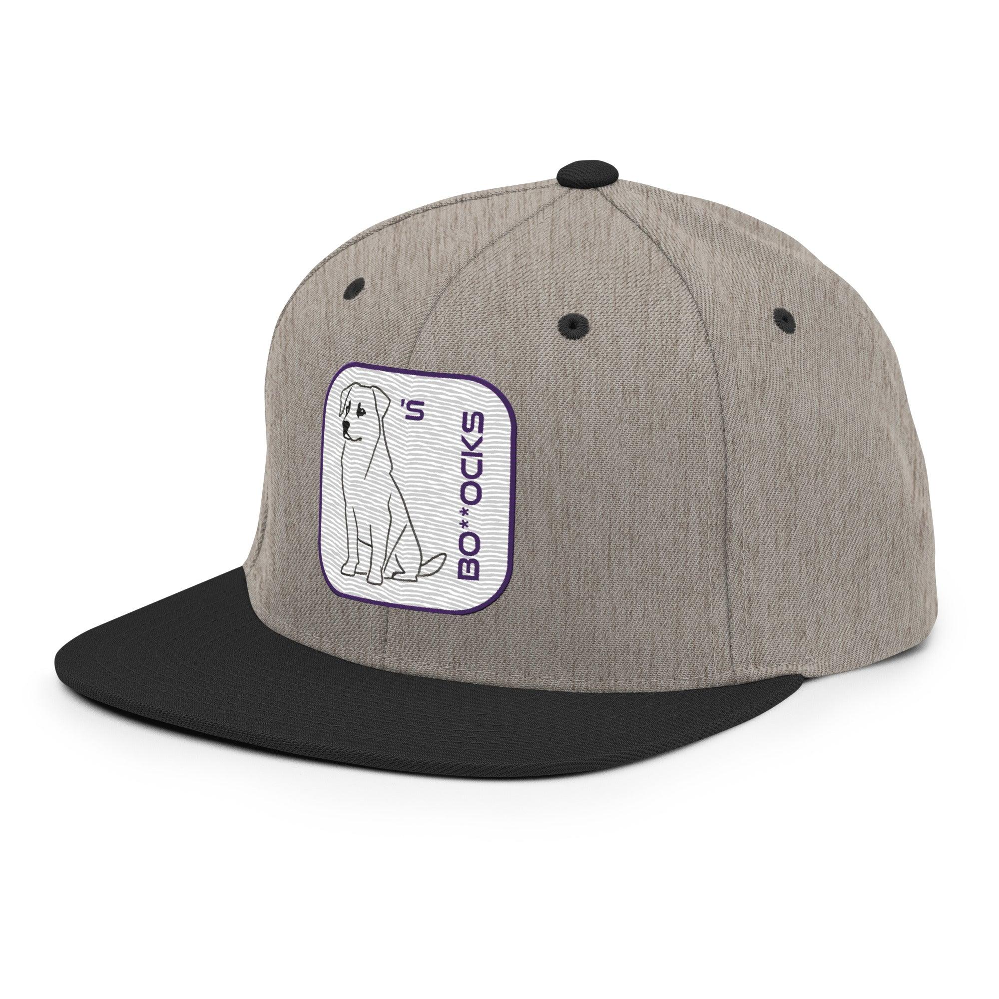 'Dog's Bo**ocks' Snapback Hat - POMA Graphics