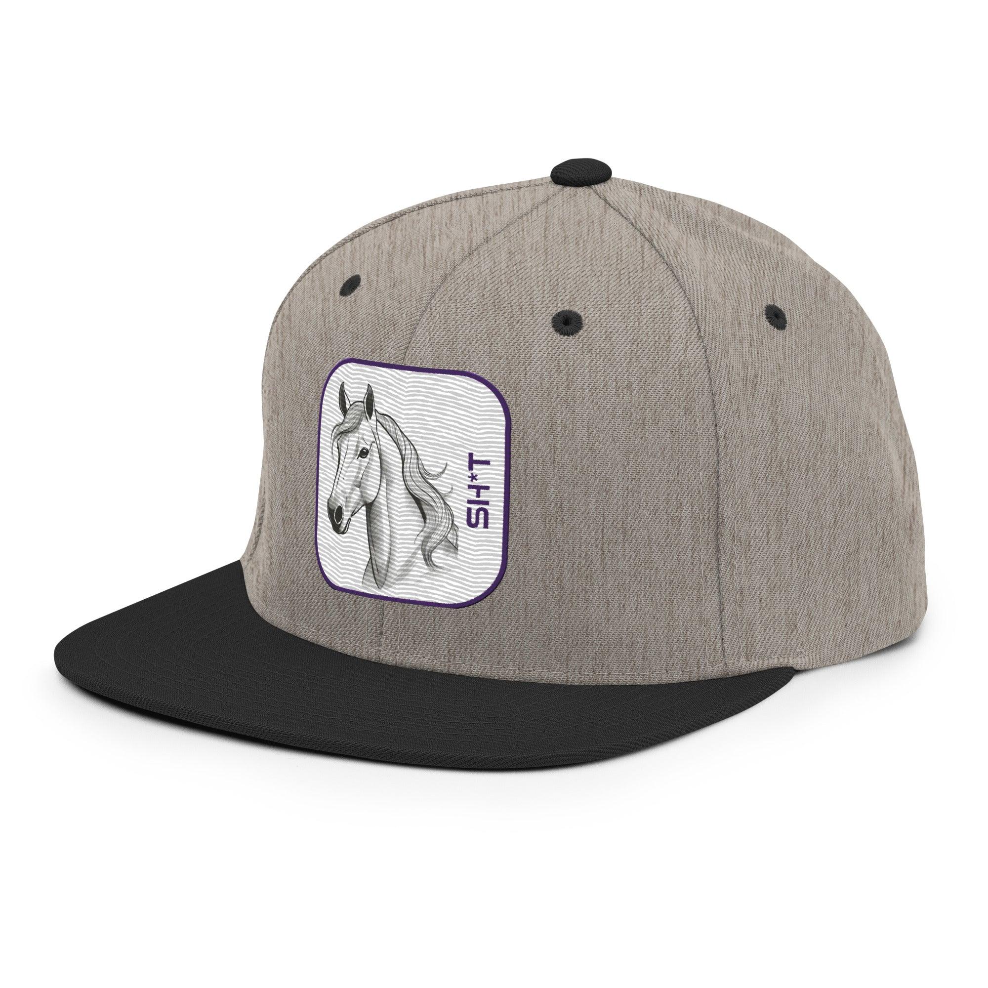 'Horse Sh*t' Snapback Hat - POMA Graphics