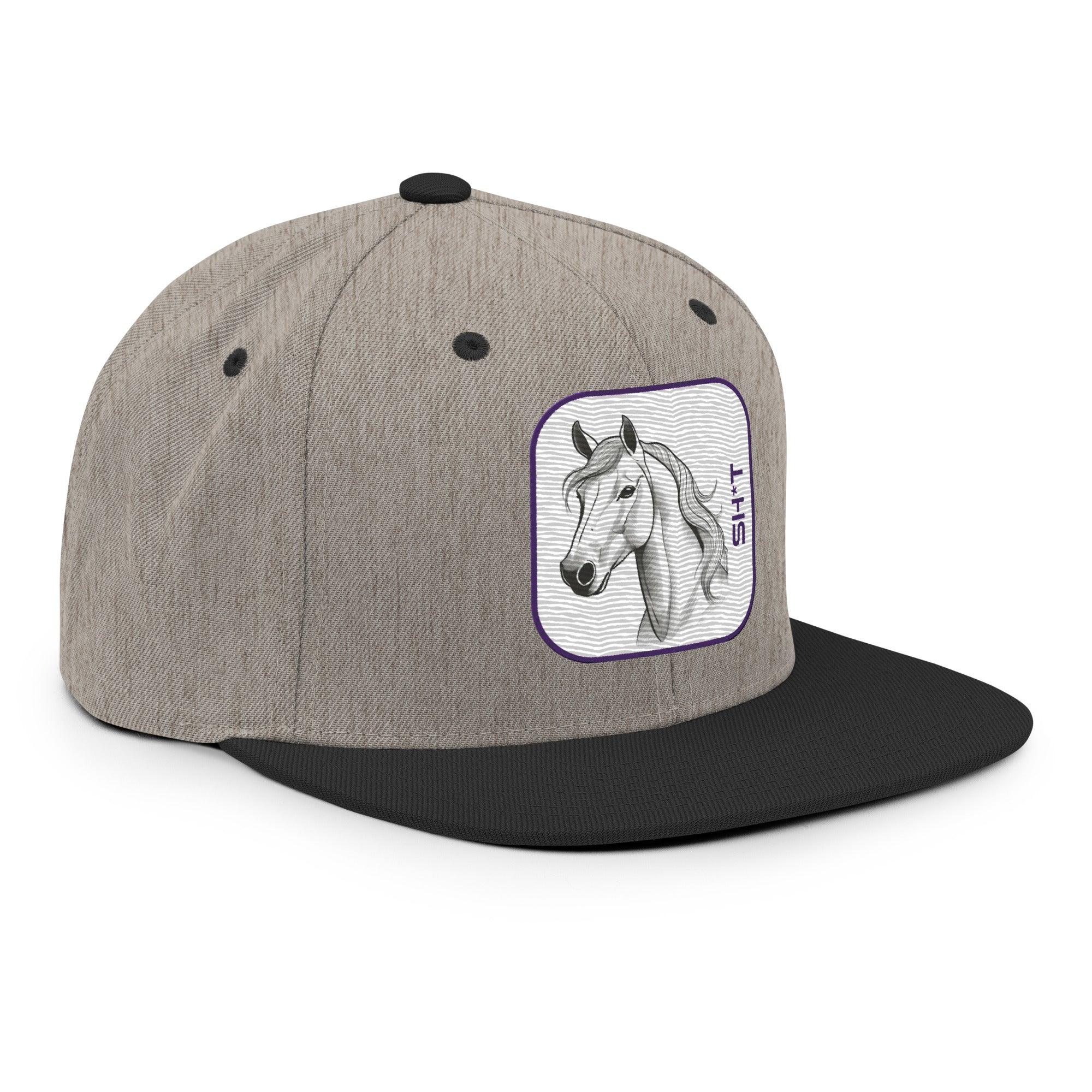 'Horse Sh*t' Snapback Hat - POMA Graphics