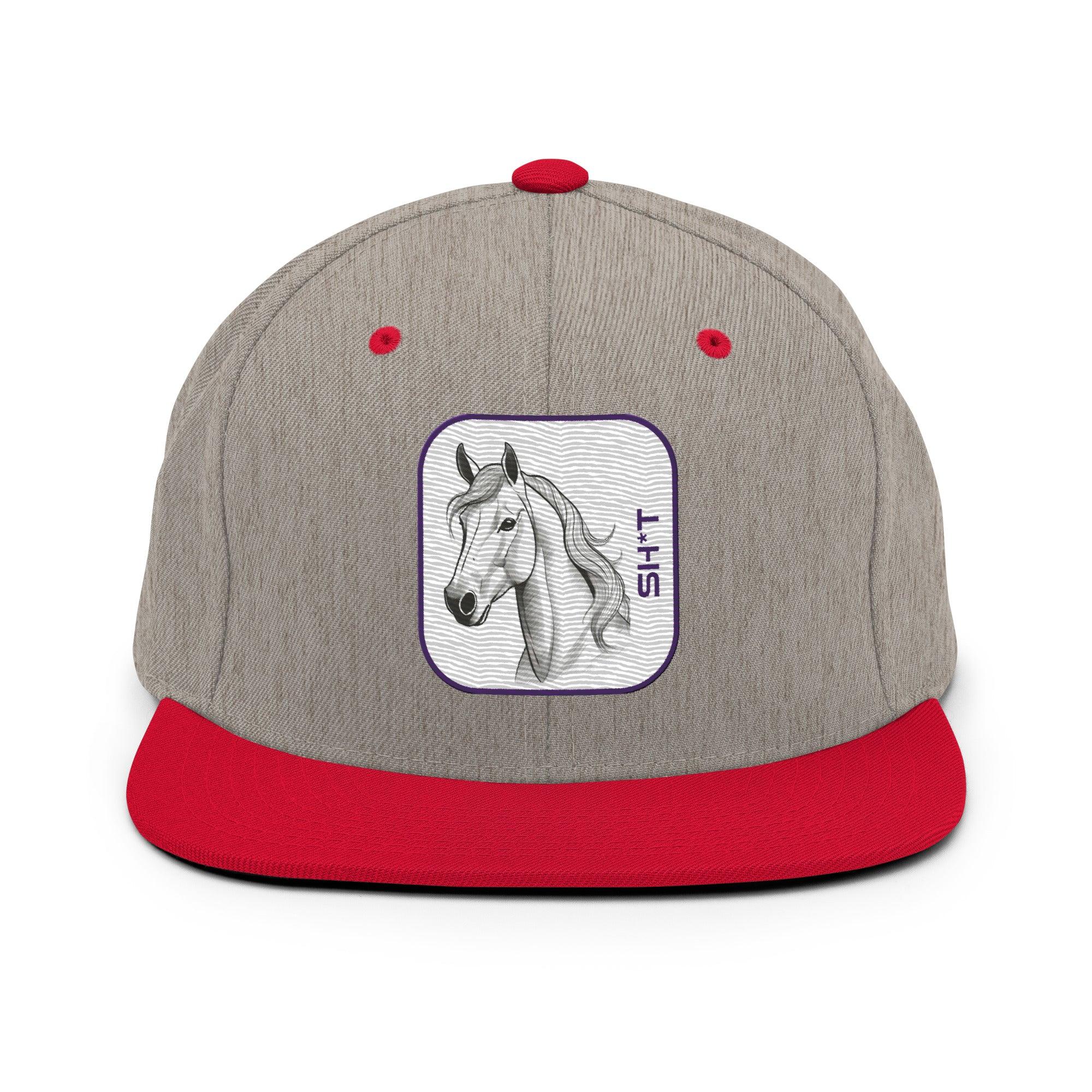 'Horse Sh*t' Snapback Hat - POMA Graphics