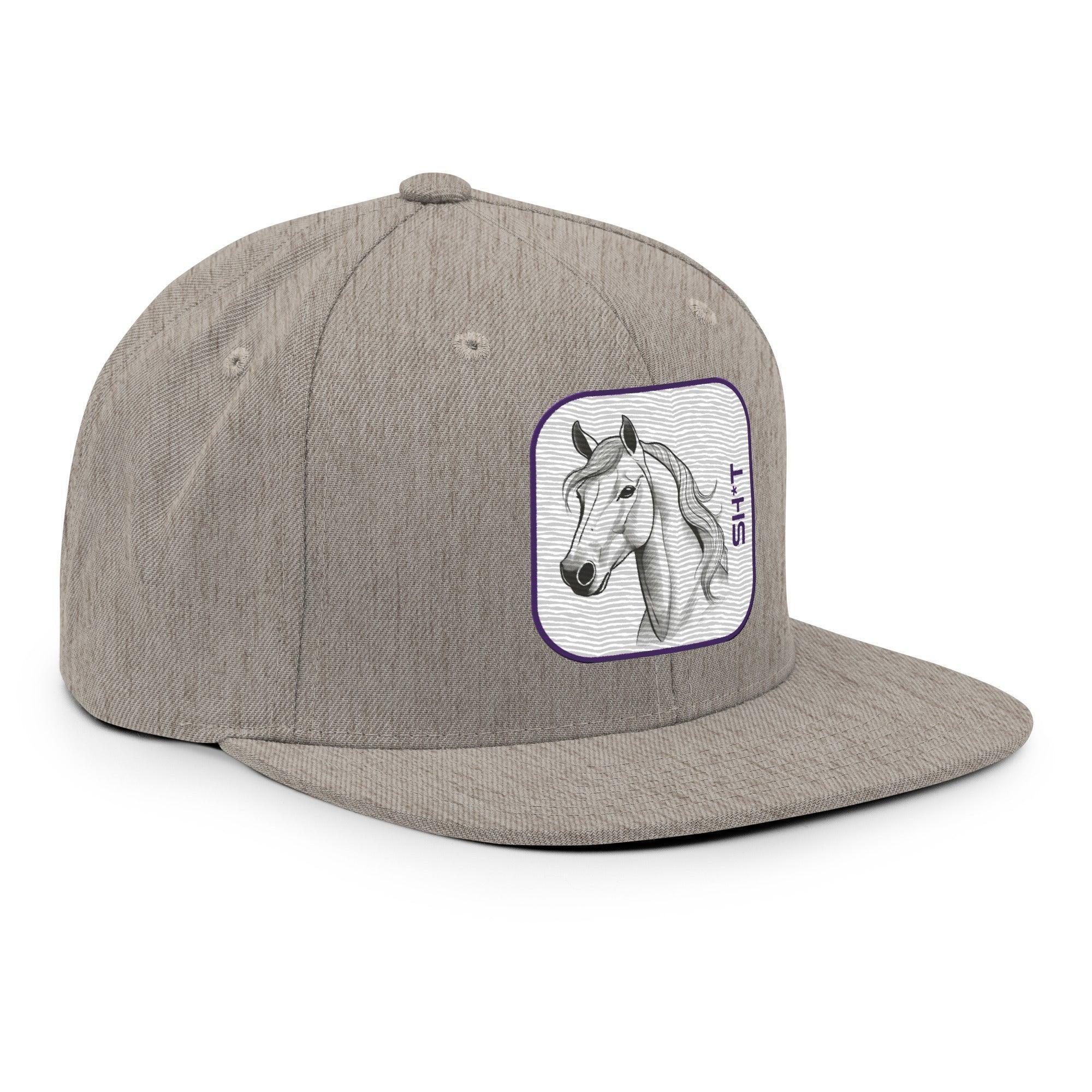 'Horse Sh*t' Snapback Hat - POMA Graphics