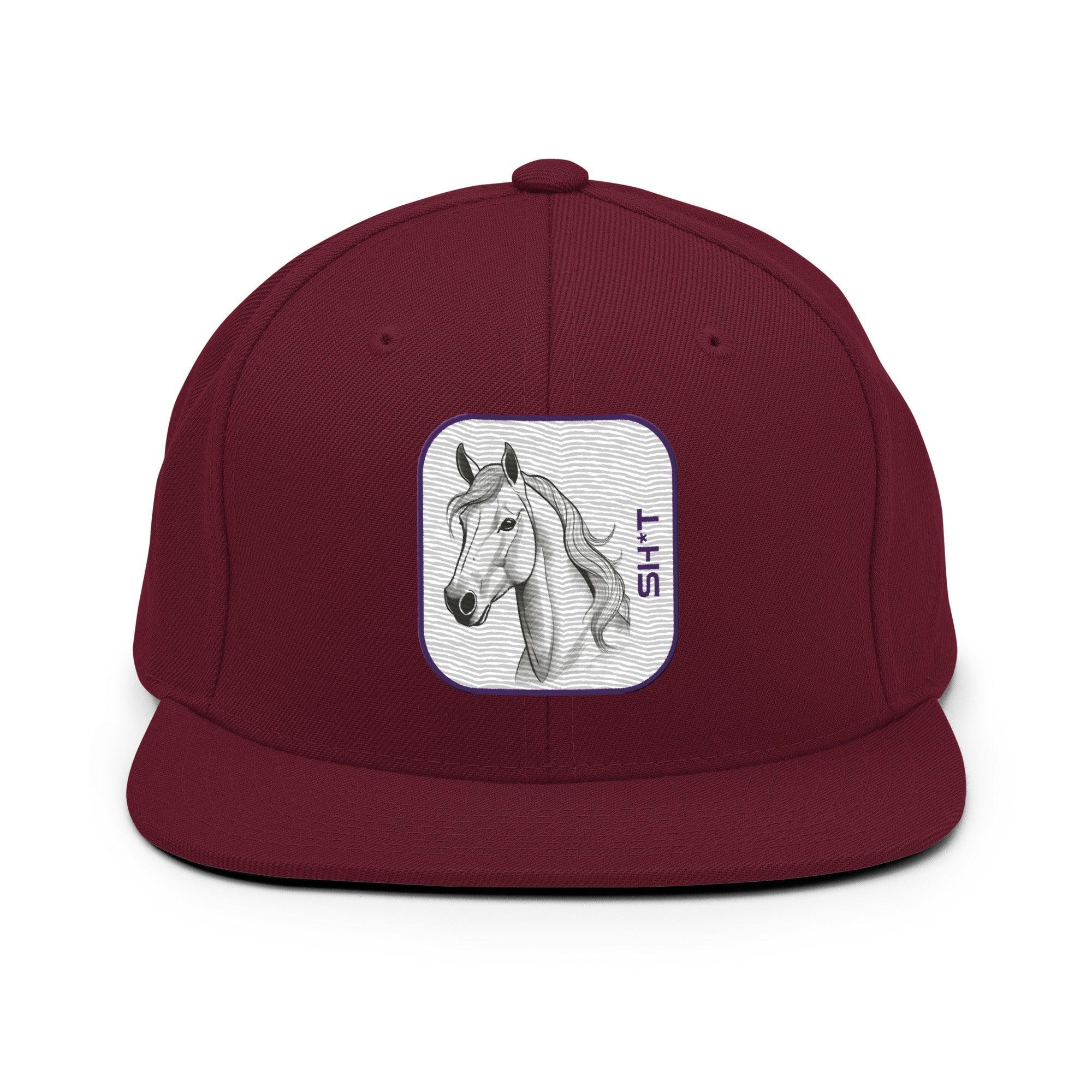 'Horse Sh*t' Snapback Hat - POMA Graphics