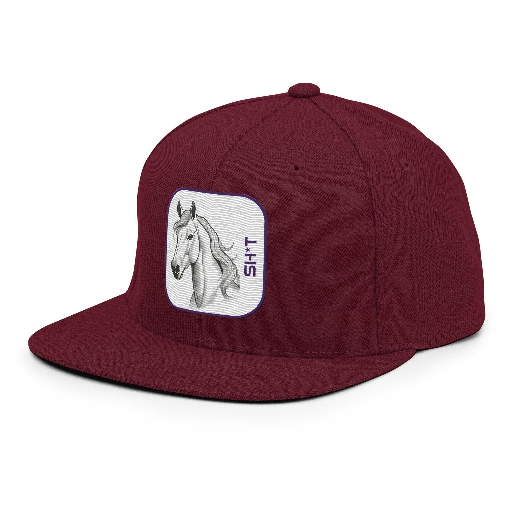 'Horse Sh*t' Snapback Hat - POMA Graphics