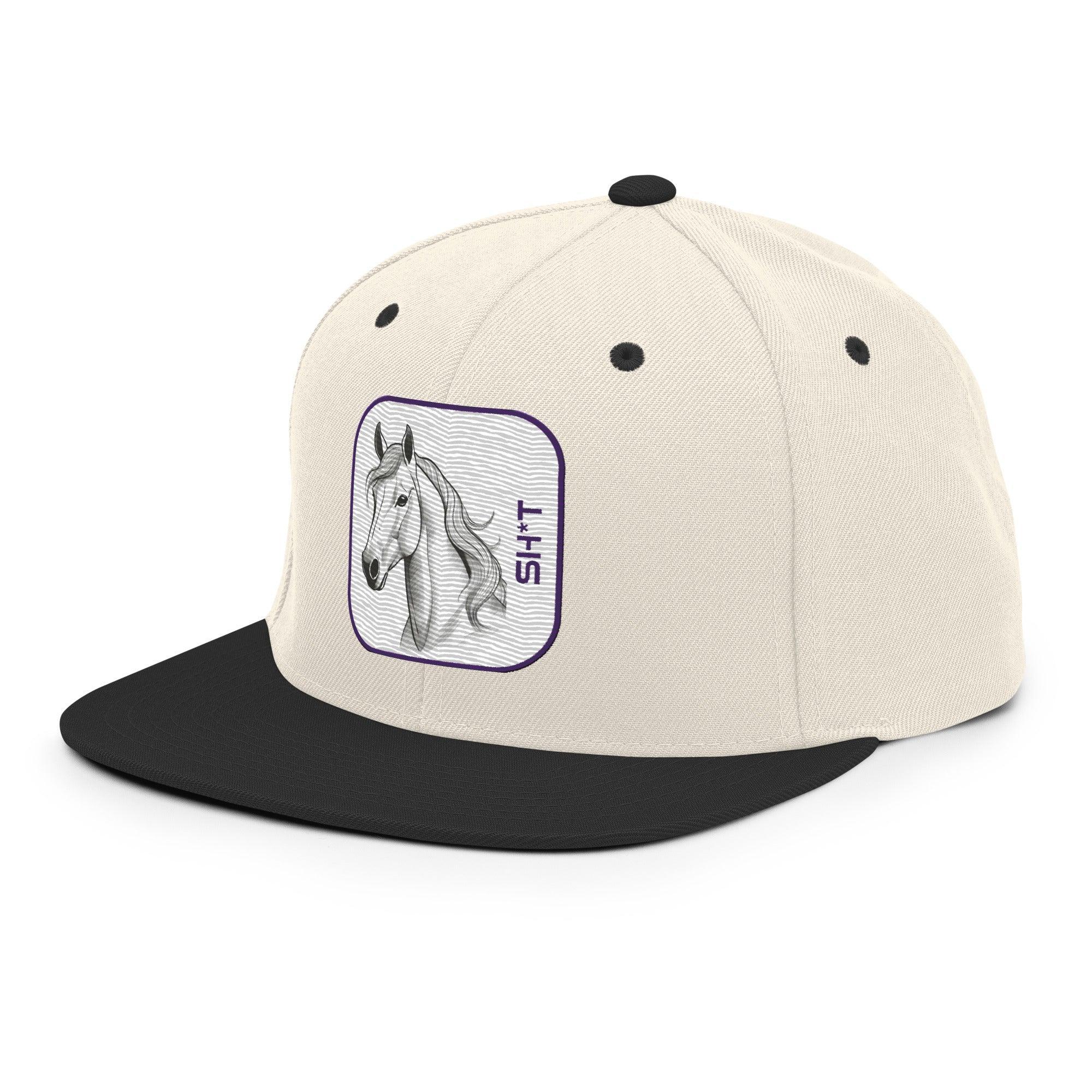 'Horse Sh*t' Snapback Hat - POMA Graphics