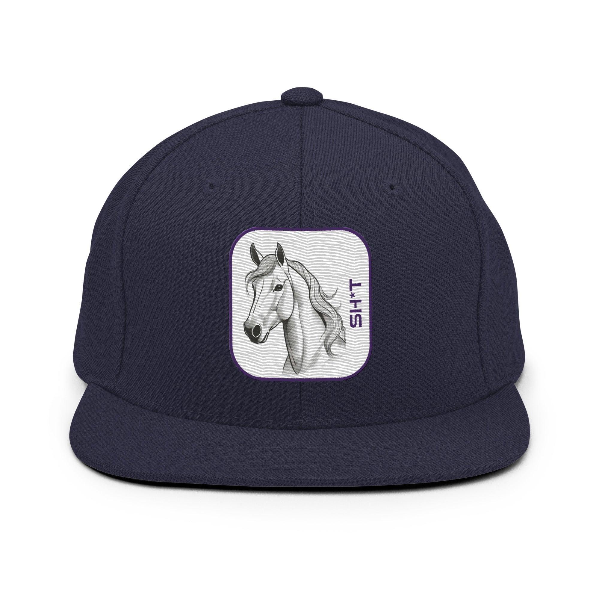 'Horse Sh*t' Snapback Hat - POMA Graphics