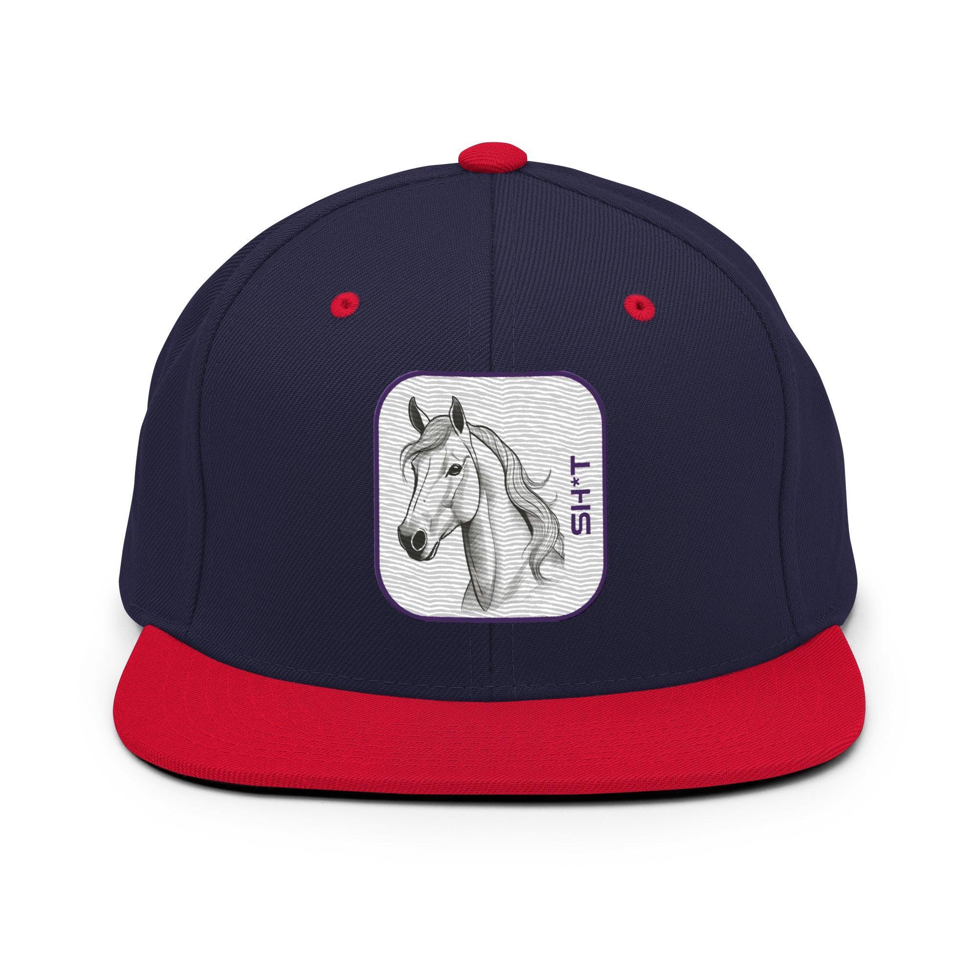 'Horse Sh*t' Snapback Hat - POMA Graphics