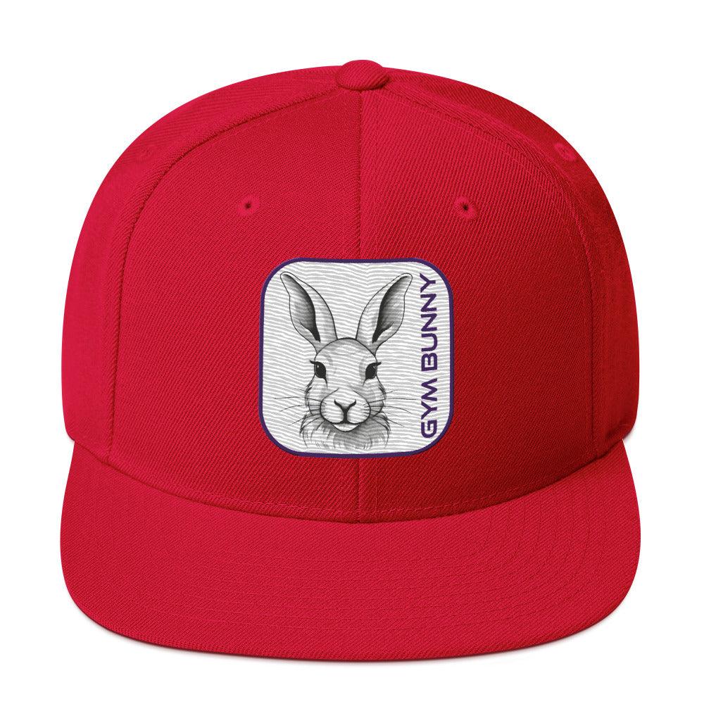 'Gym Bunny' Snapback Hat - POMA Graphics