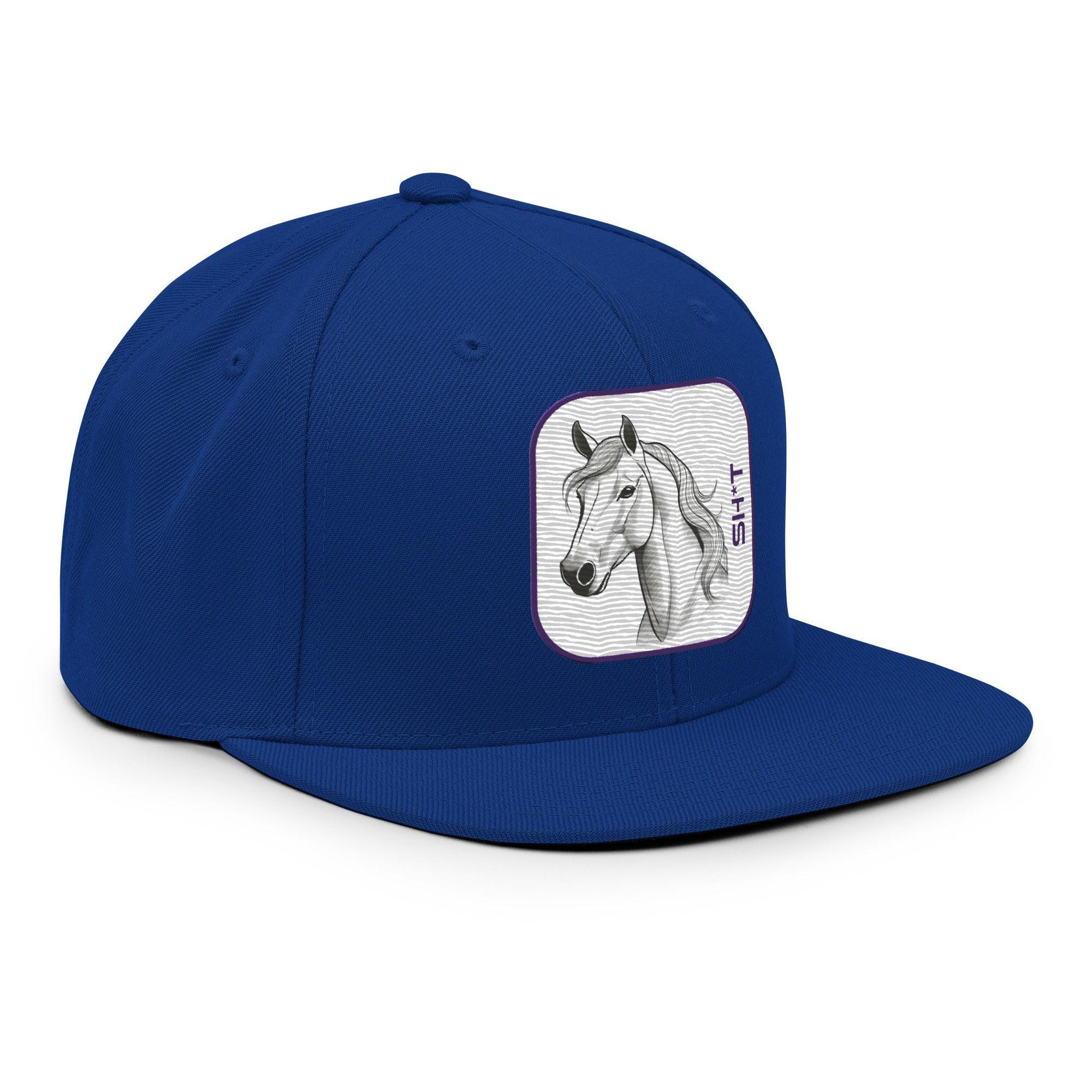 'Horse Sh*t' Snapback Hat - POMA Graphics