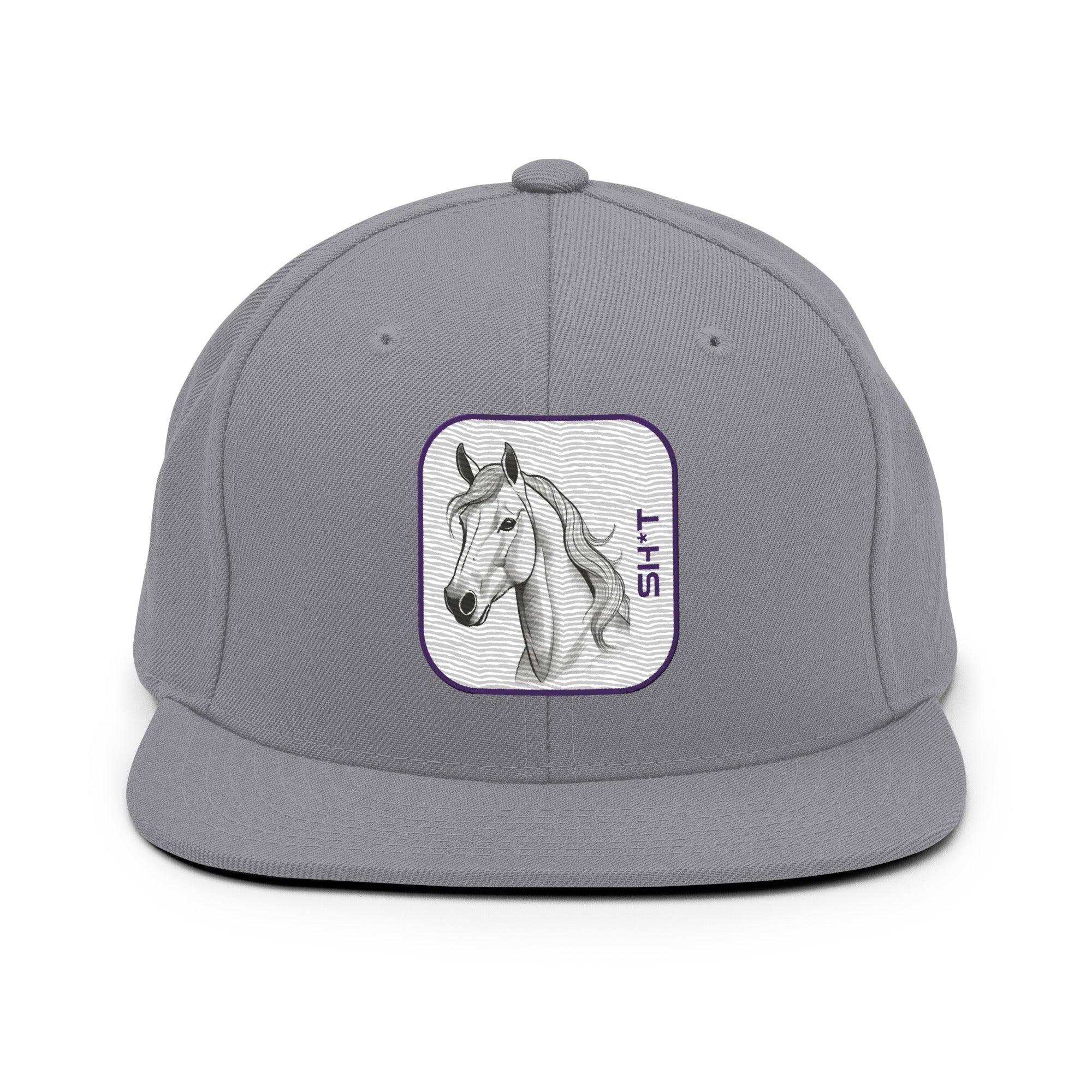 'Horse Sh*t' Snapback Hat - POMA Graphics