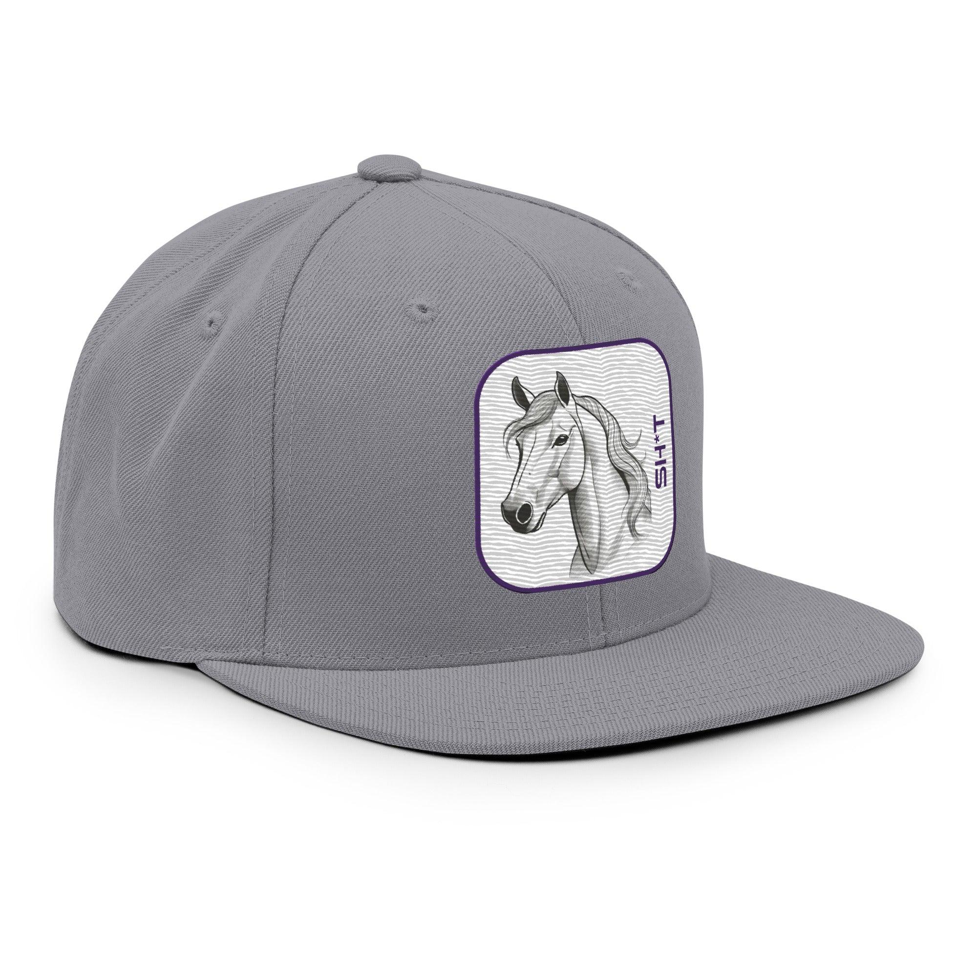 'Horse Sh*t' Snapback Hat - POMA Graphics