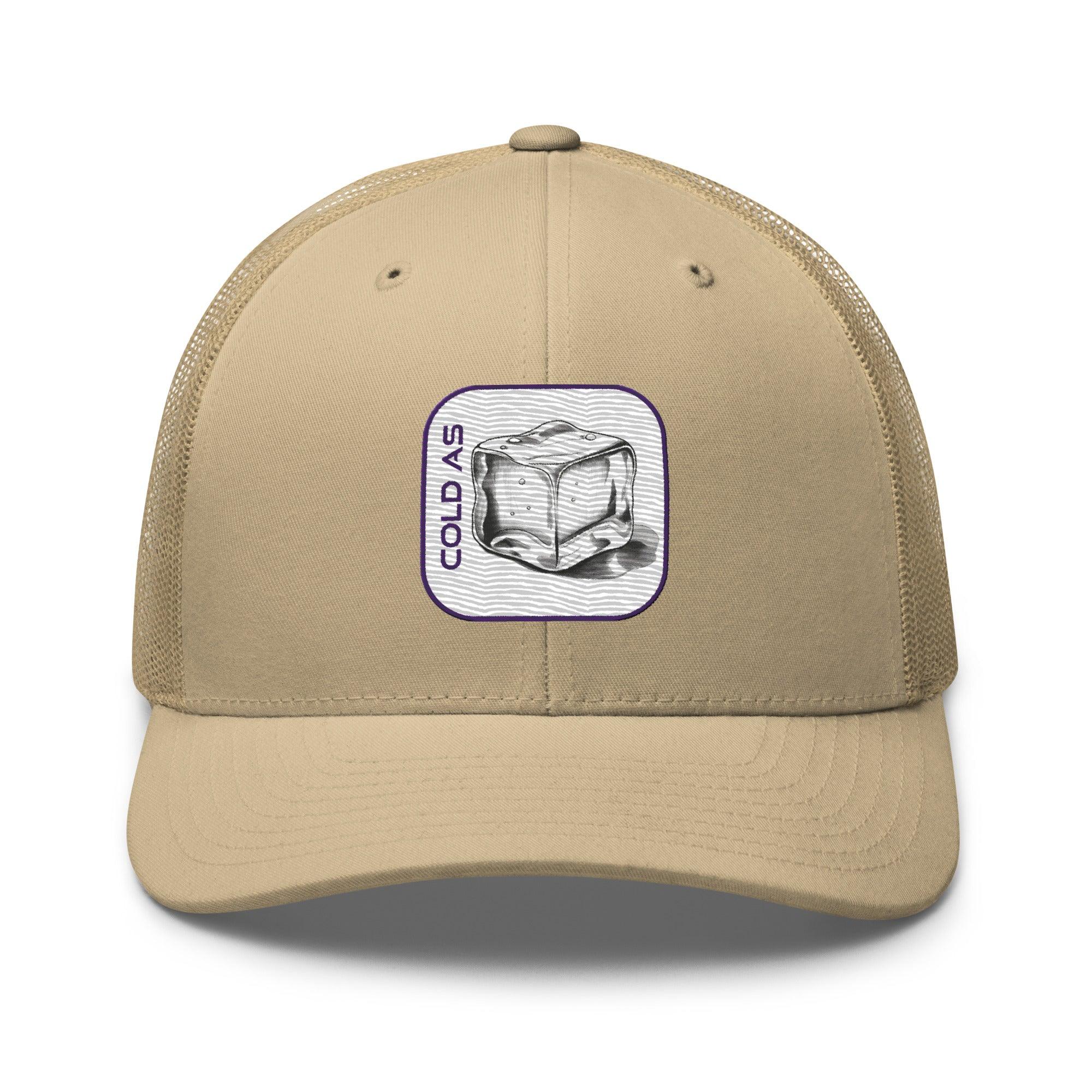 'Cold As Ice' Retro Trucker Cap - POMA Graphics