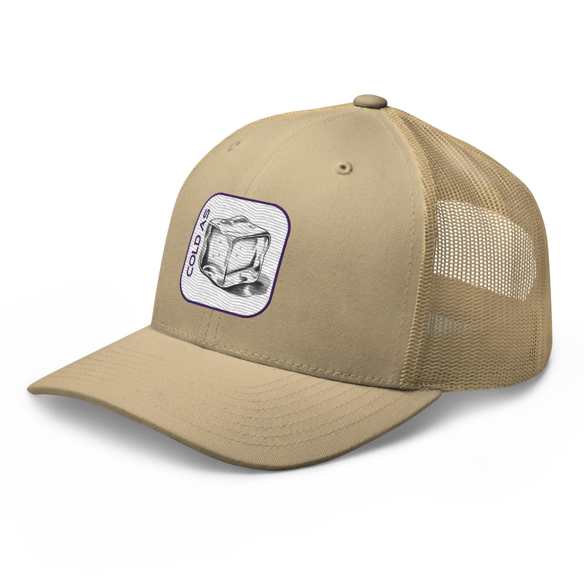 'Cold As Ice' Retro Trucker Cap - POMA Graphics