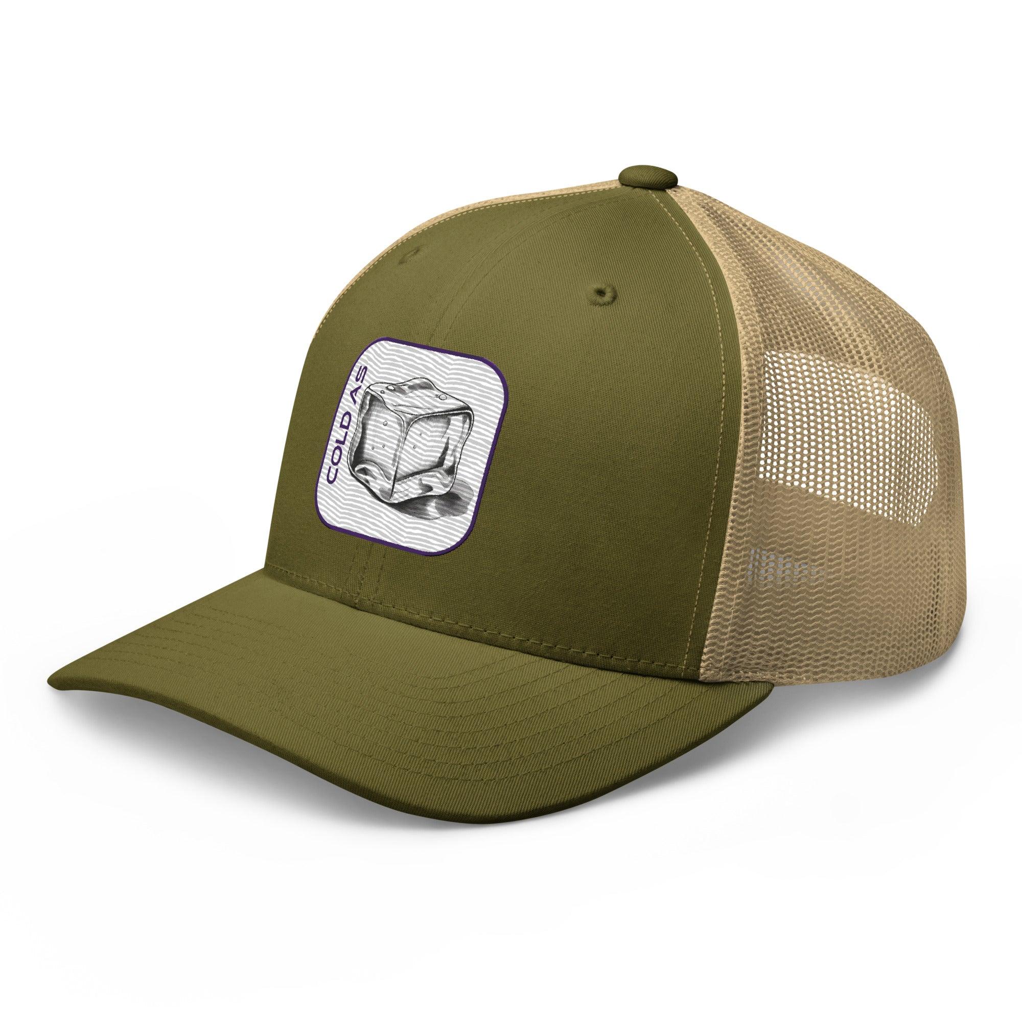 'Cold As Ice' Retro Trucker Cap - POMA Graphics