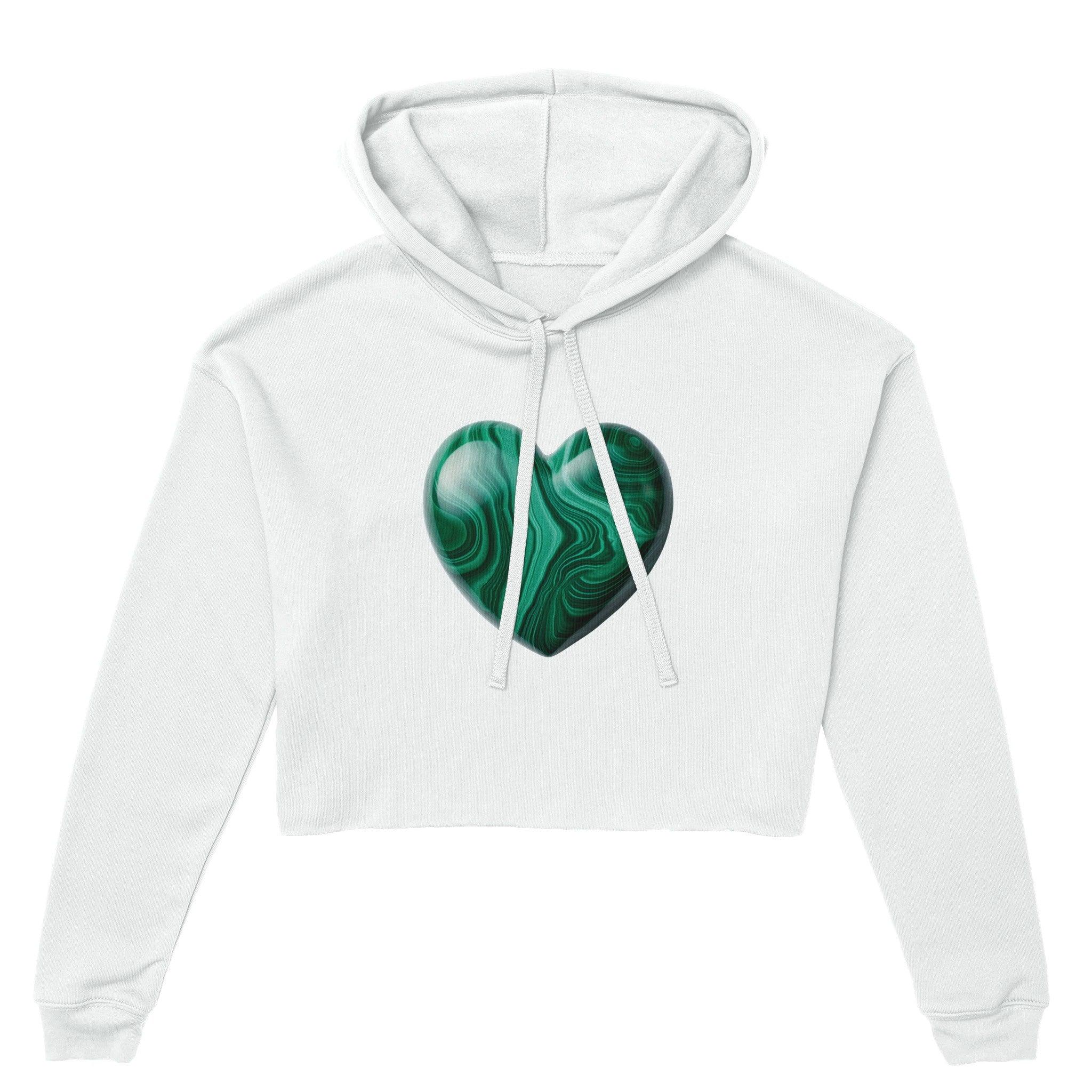 'Heart of stone' Cropped Hoodie - POMA