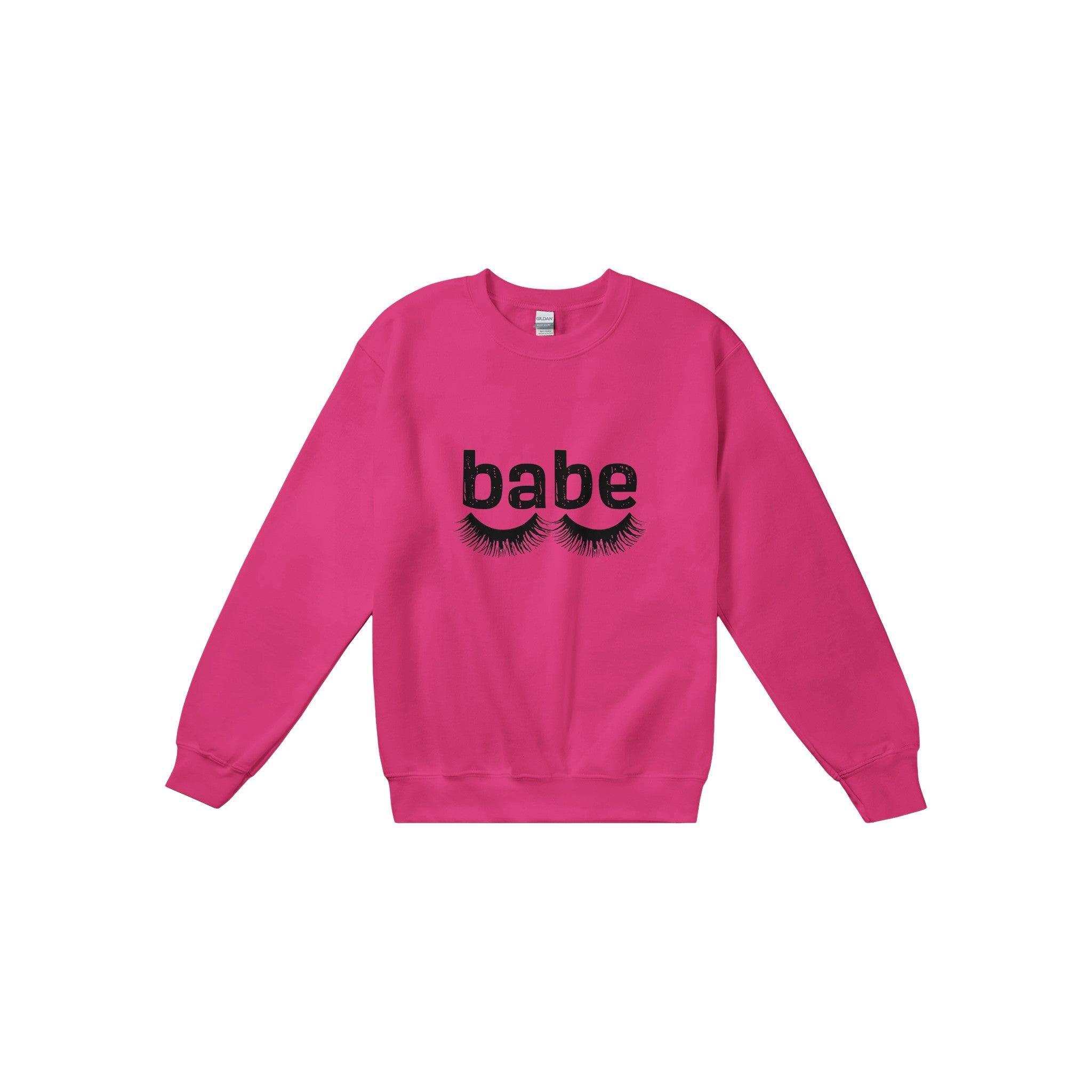 'babe' Boyfriend Sweatshirt - POMA