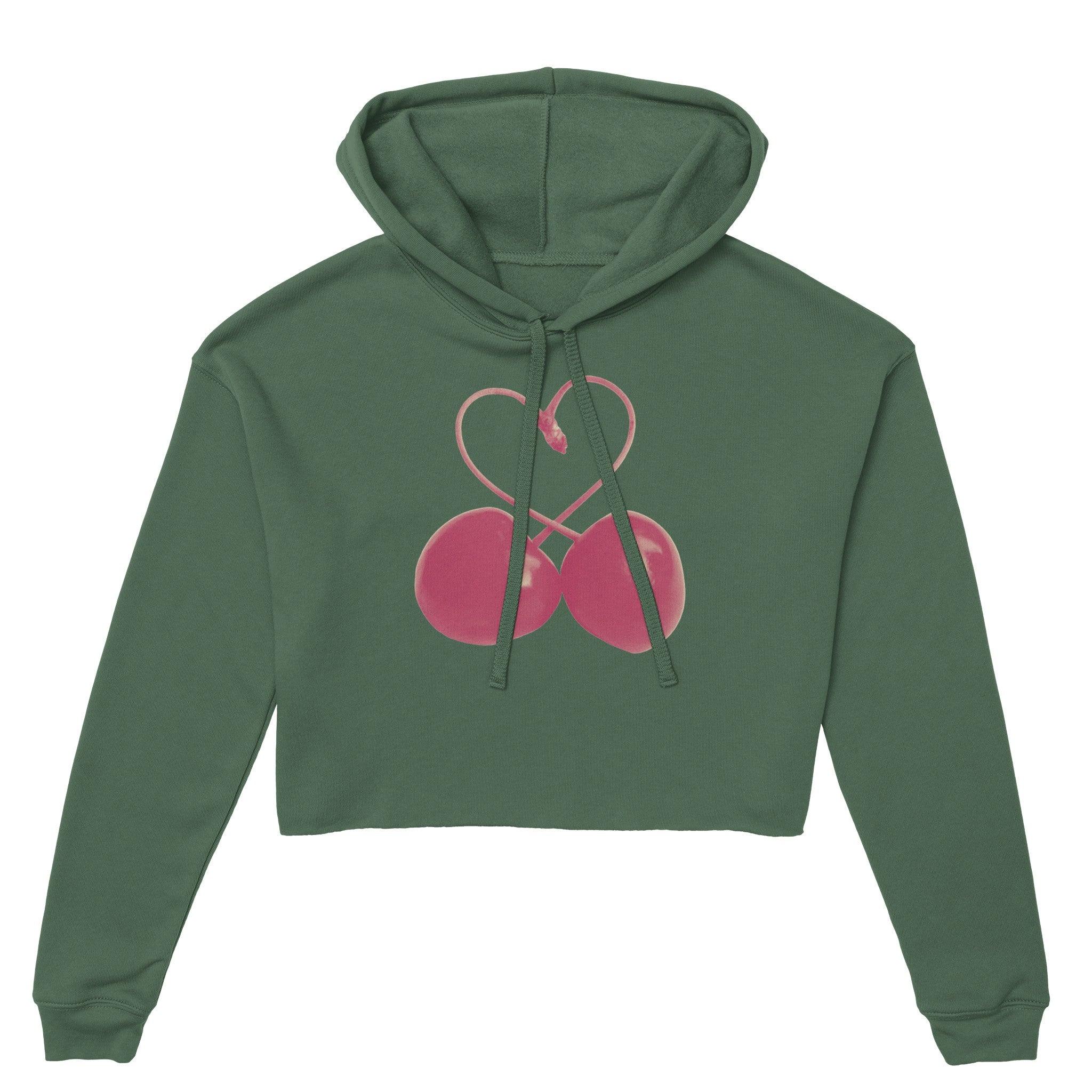 'Cherry Love' Cropped Hoodie - POMA