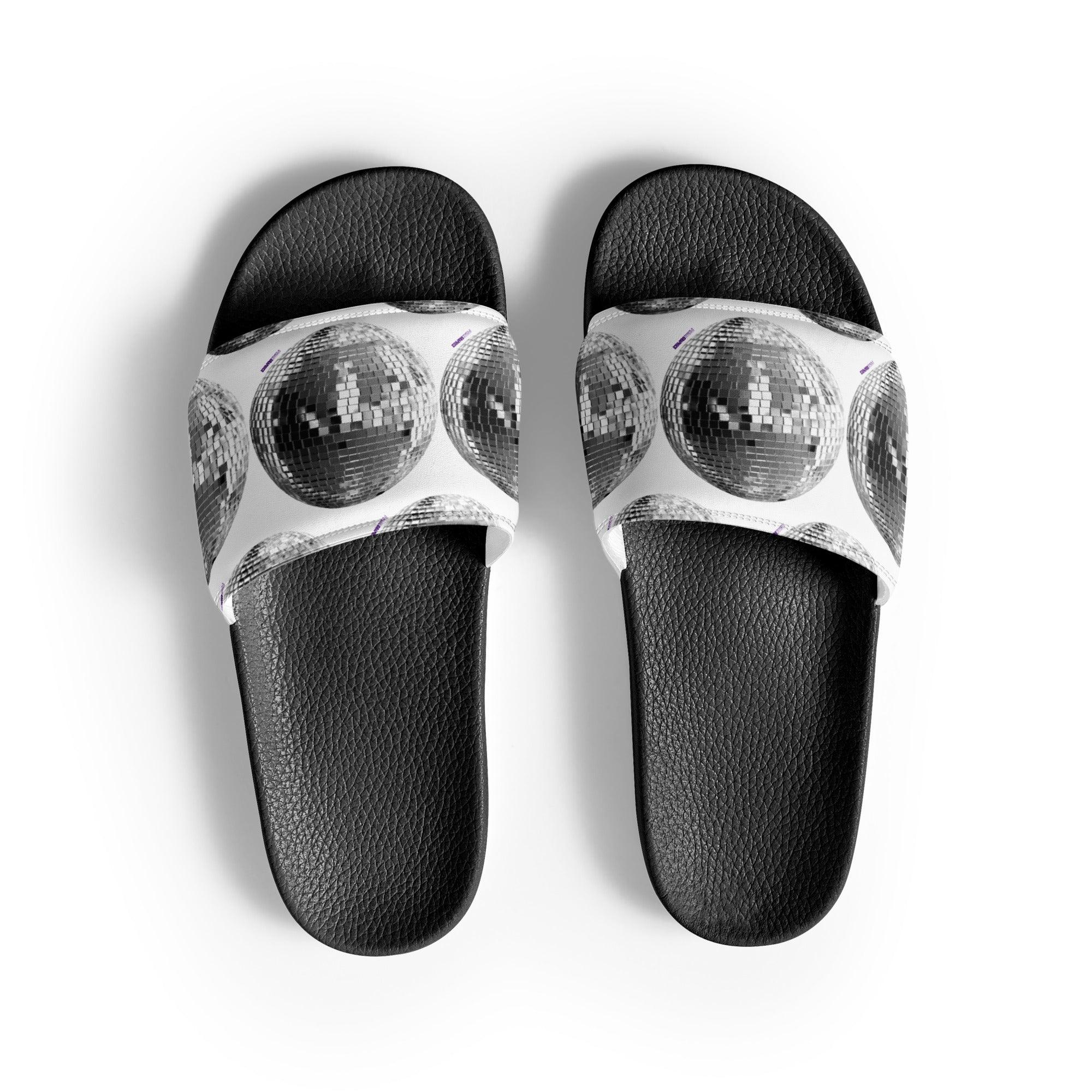 'Disco Ball' Women's slides - POMA Graphics