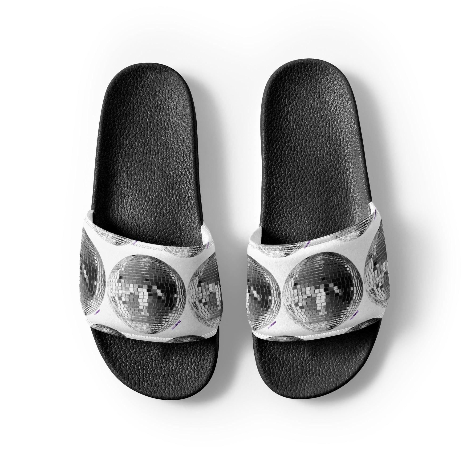 'Disco Ball' Women's slides - POMA Graphics