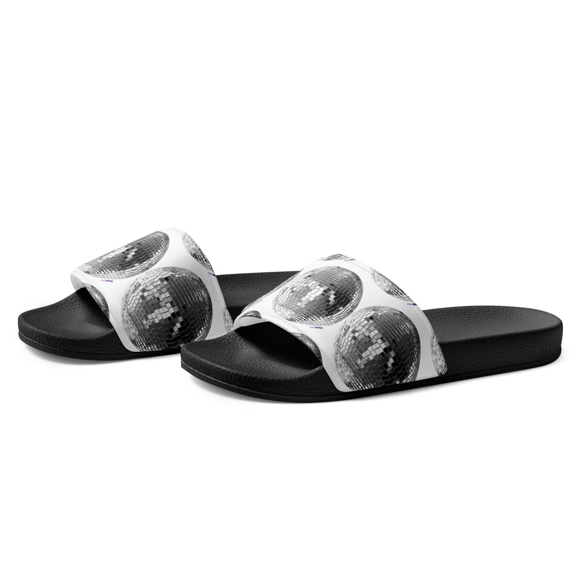 'Disco Ball' Women's slides - POMA Graphics