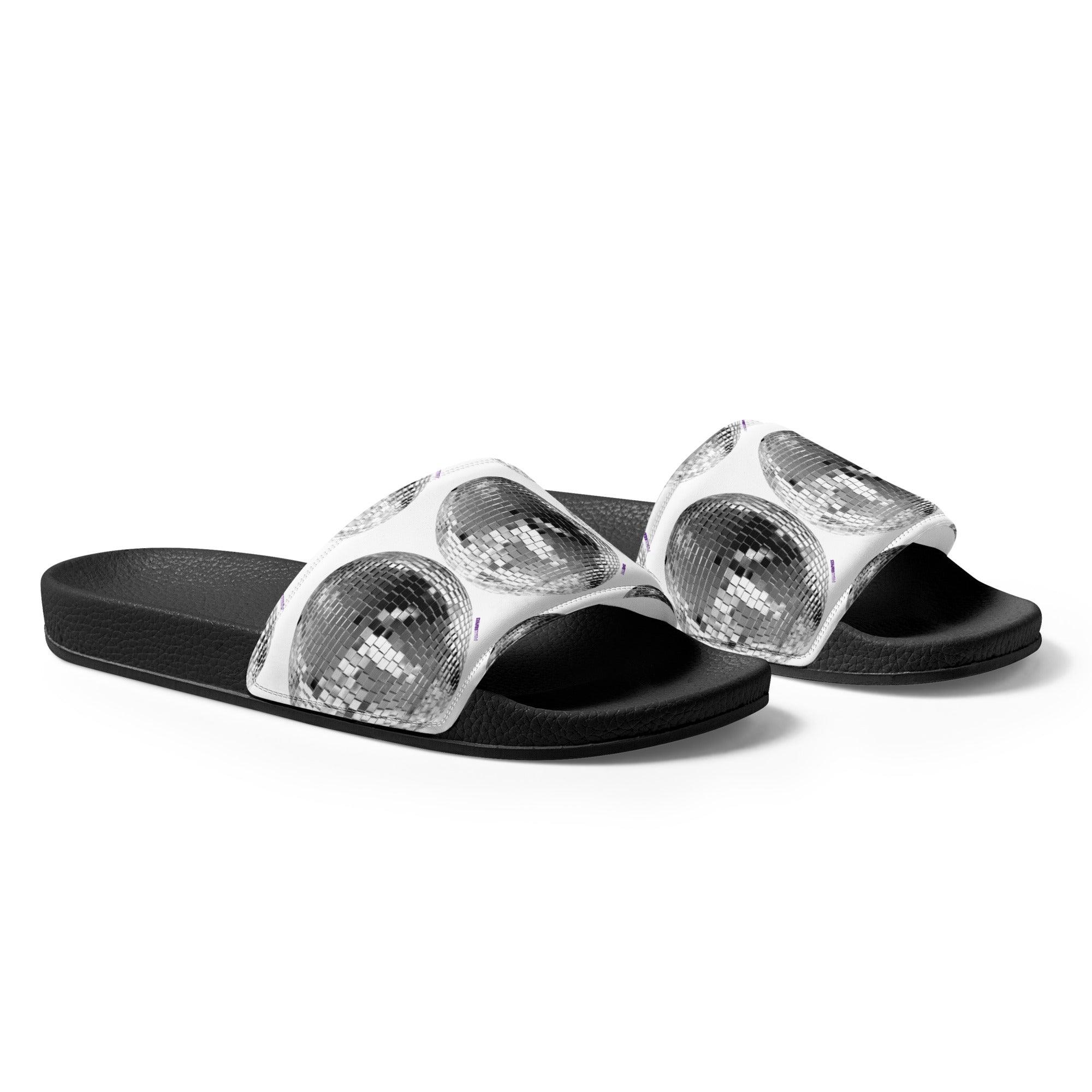 'Disco Ball' Women's slides - POMA Graphics