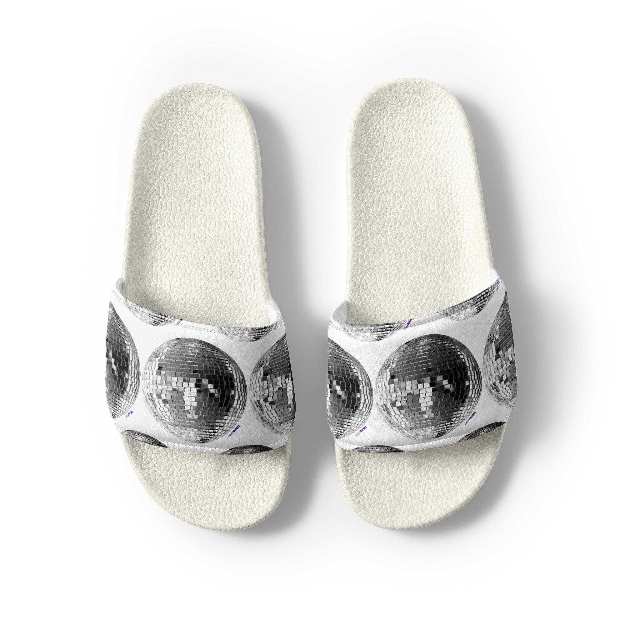 'Disco Ball' Women's slides - POMA Graphics