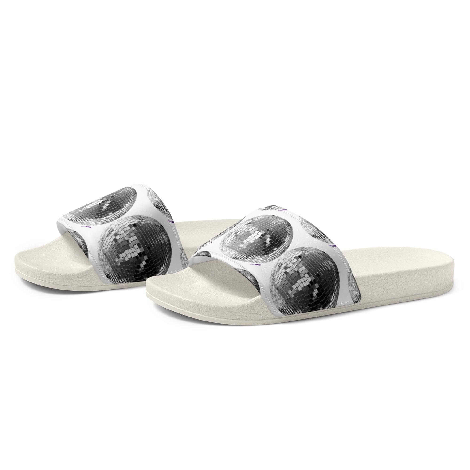 'Disco Ball' Women's slides - POMA Graphics