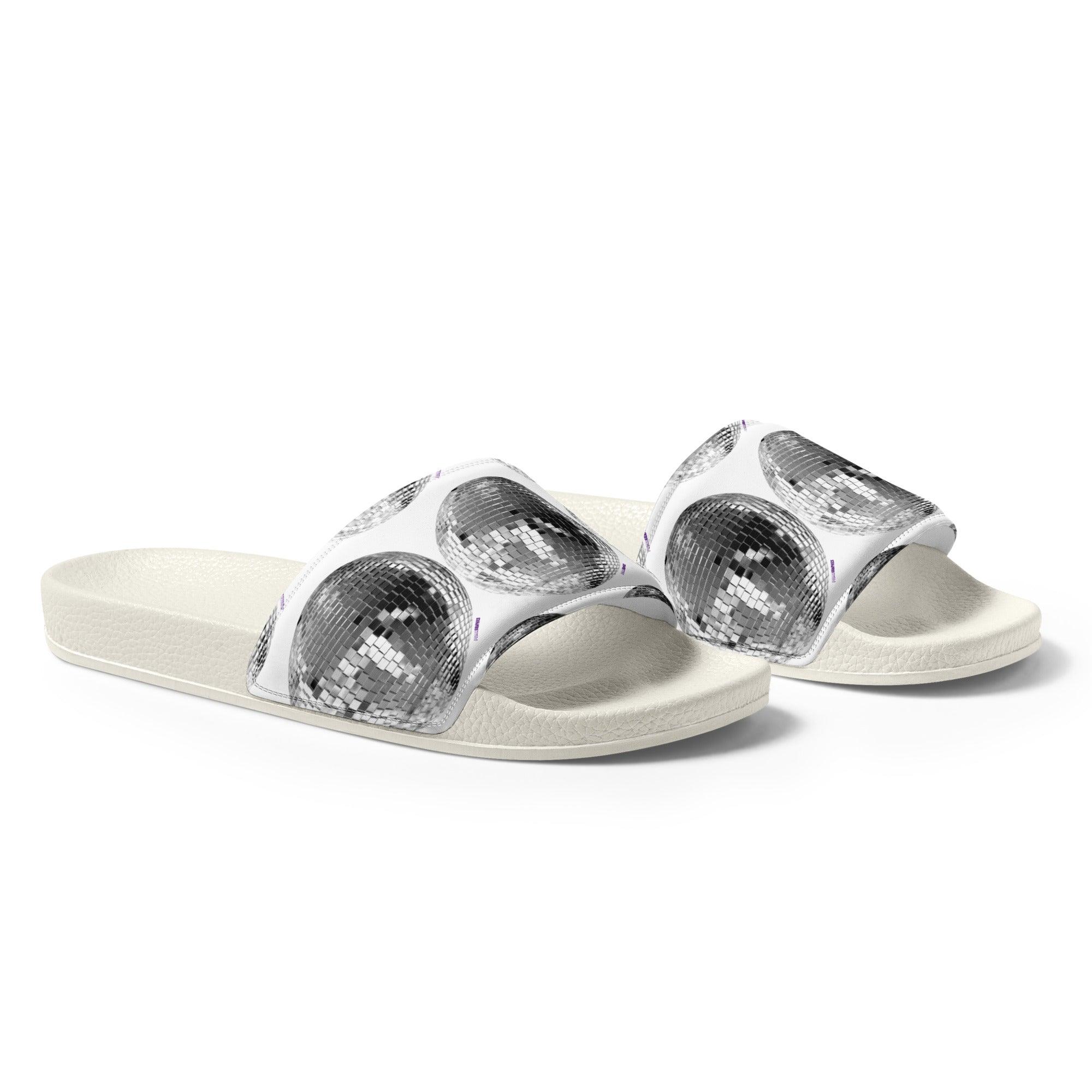 'Disco Ball' Women's slides - POMA Graphics