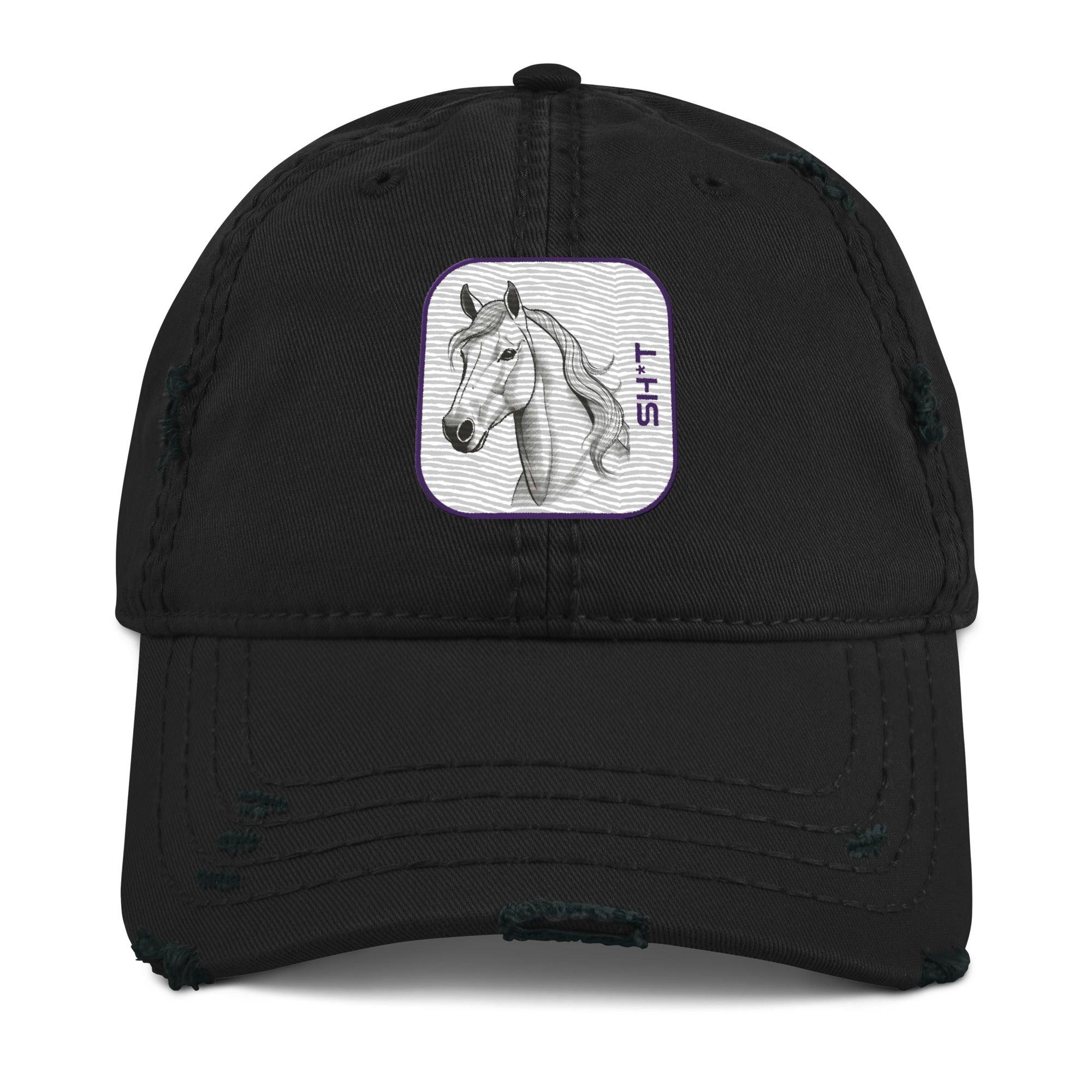 'Horse Sh*t' Distressed Dad Hat