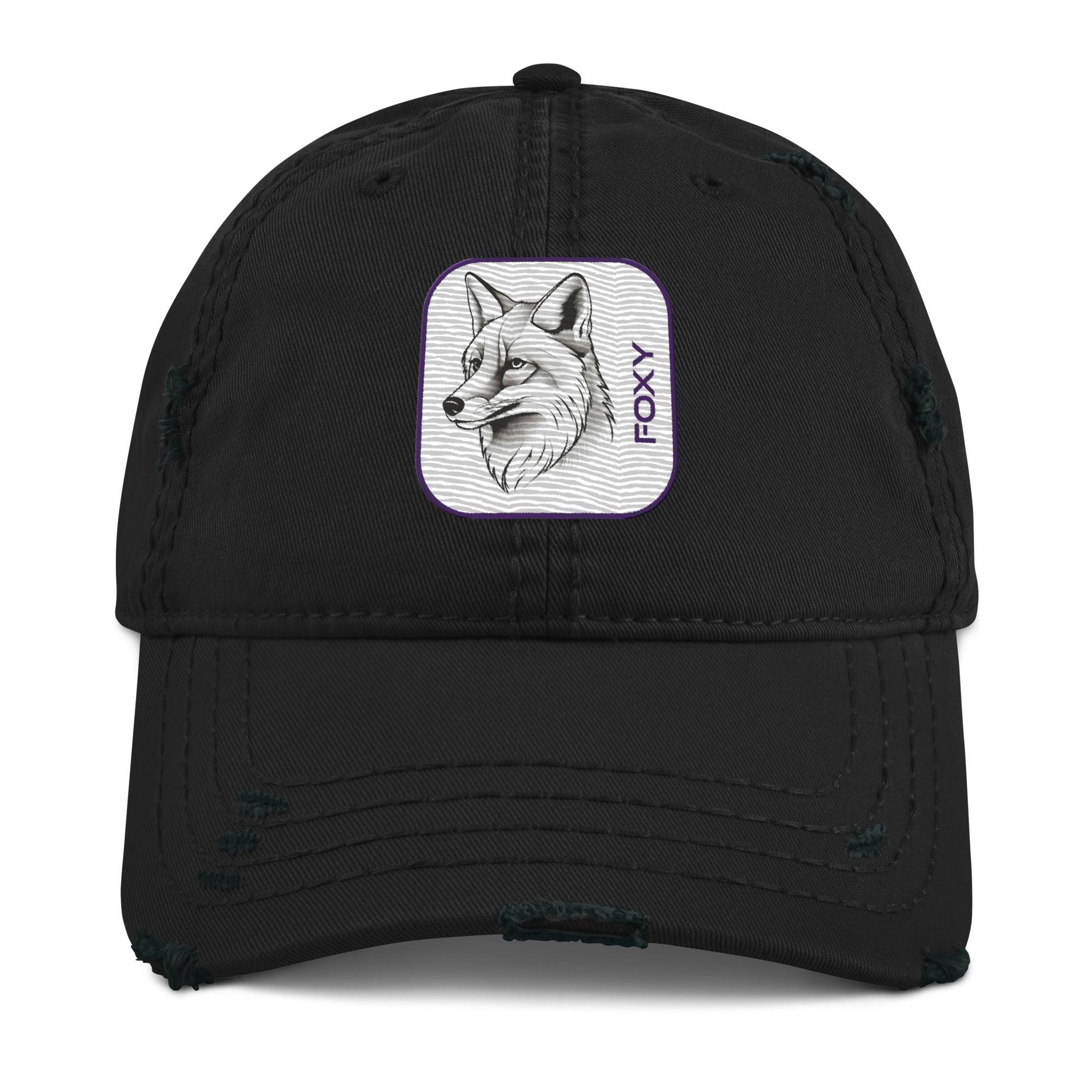 'Foxy' Distressed Dad Hat