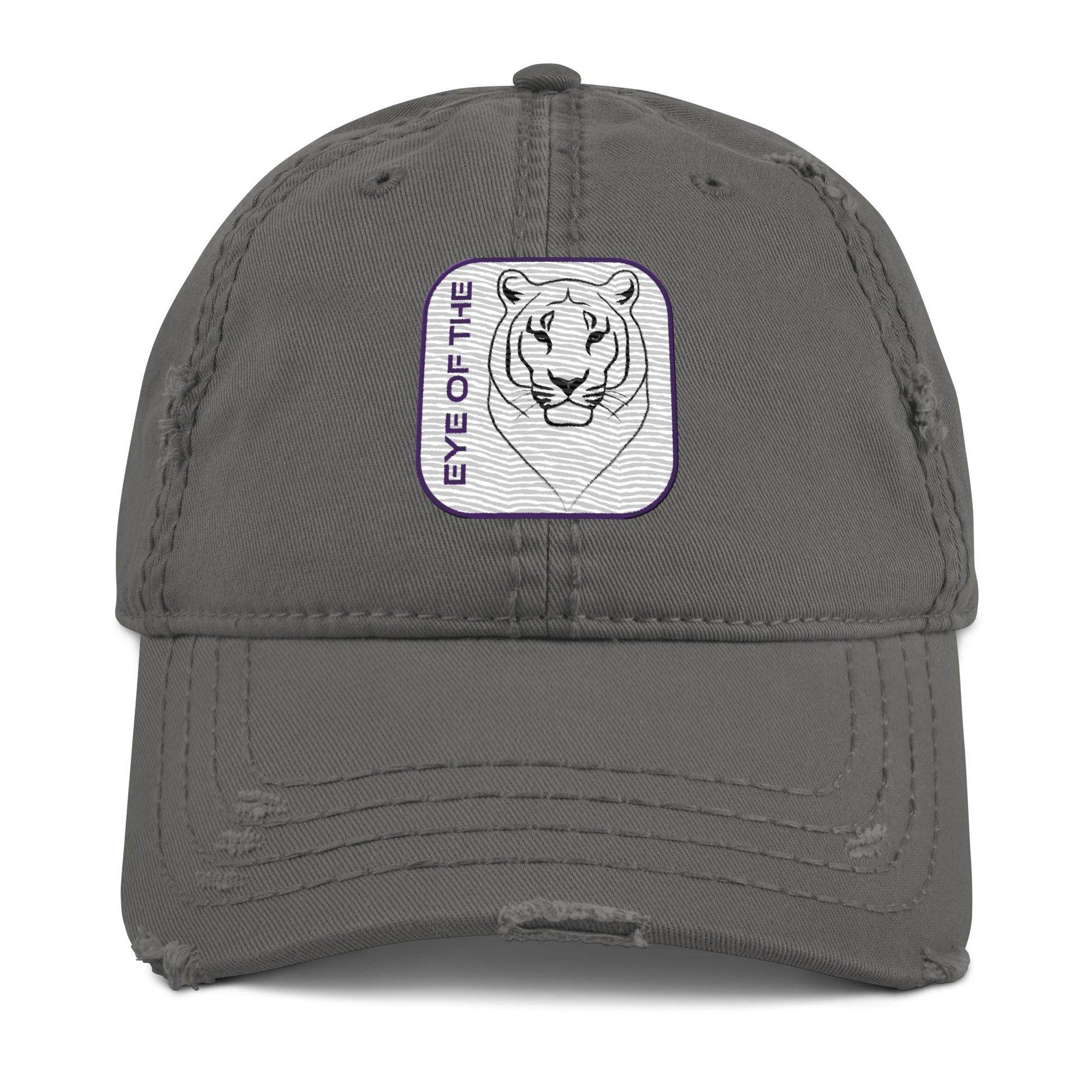 'Eye Of The Tiger' Distressed Dad Hat - POMA Graphics