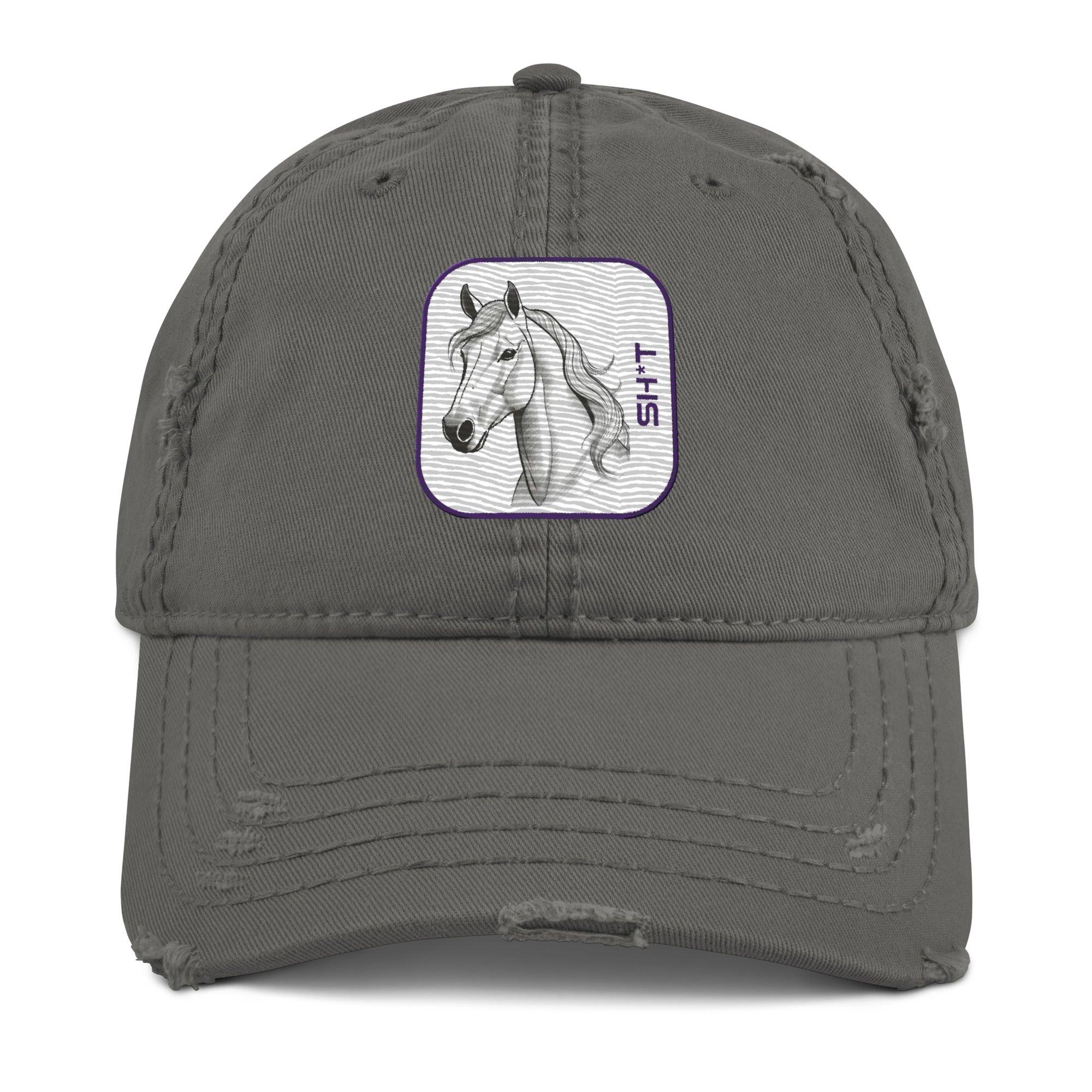 'Horse Sh*t' Distressed Dad Hat