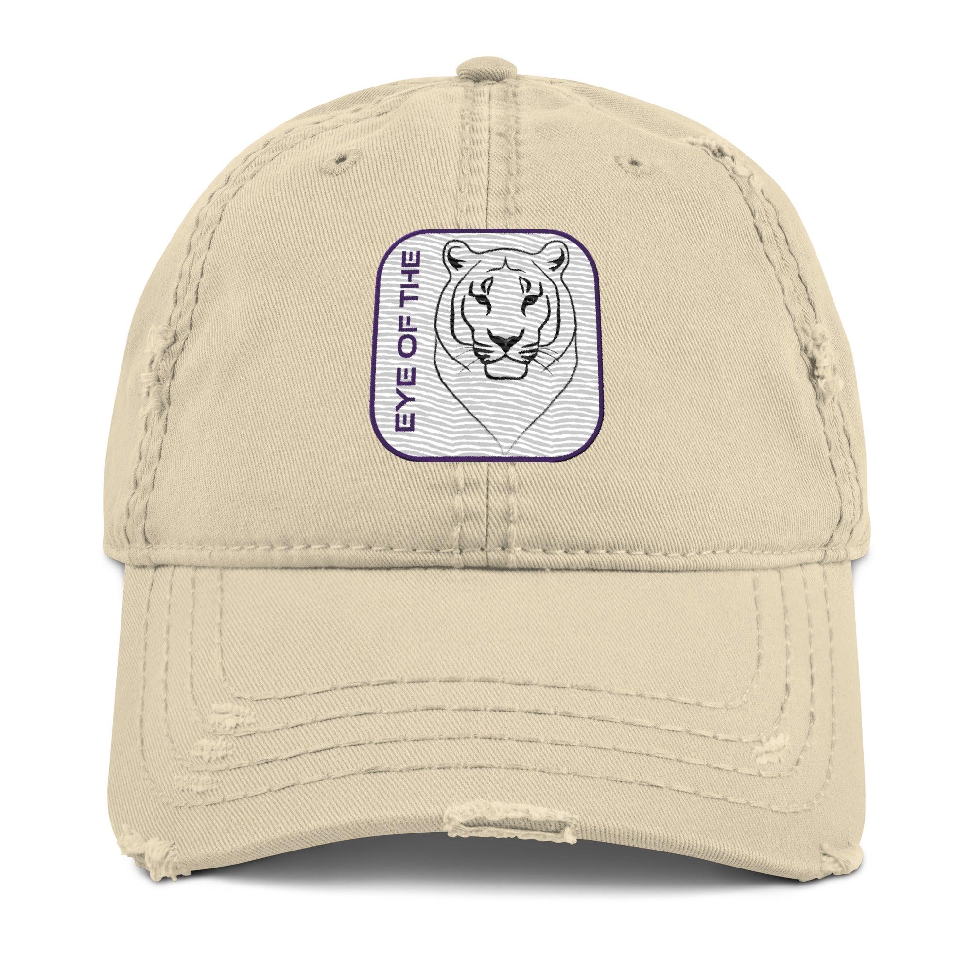 'Eye Of The Tiger' Distressed Dad Hat - POMA Graphics