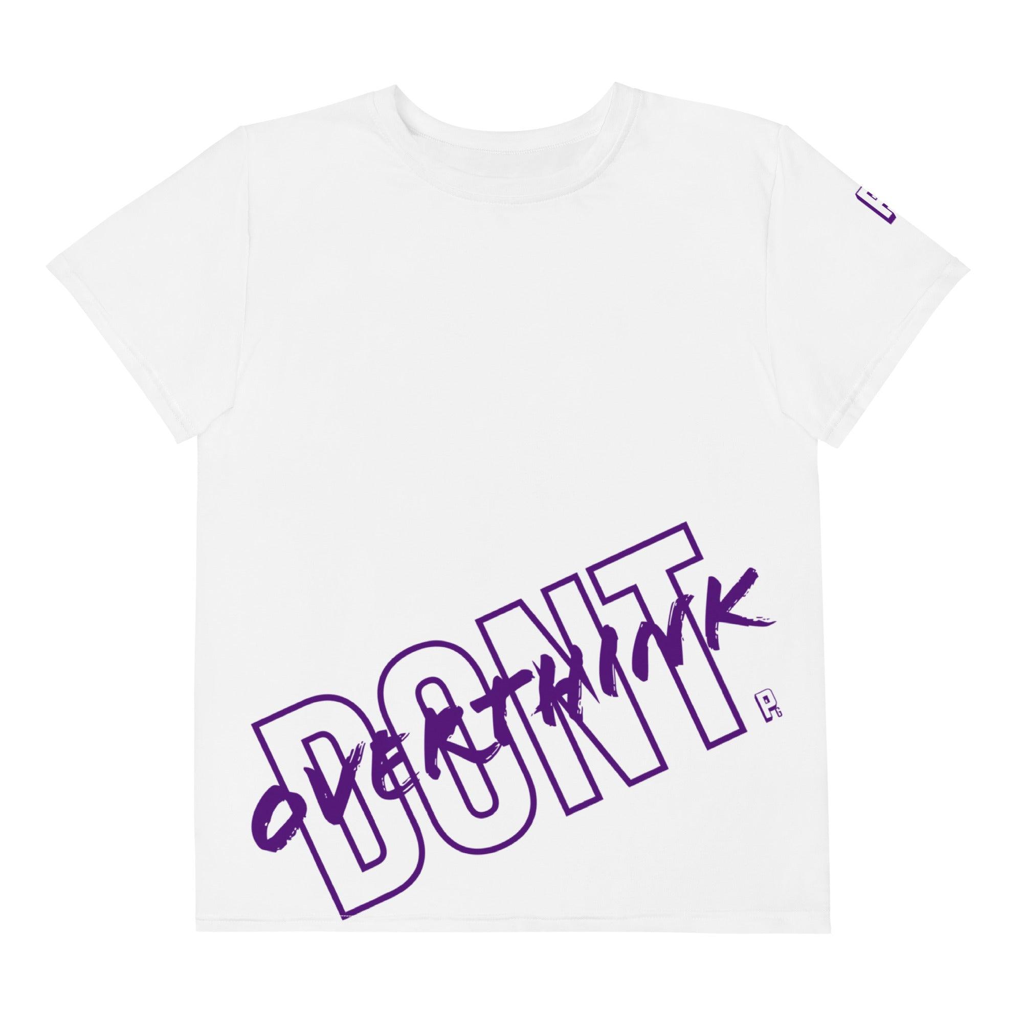 'Don't Overthink' Baby Tee - All Over Print - POMA Graphics