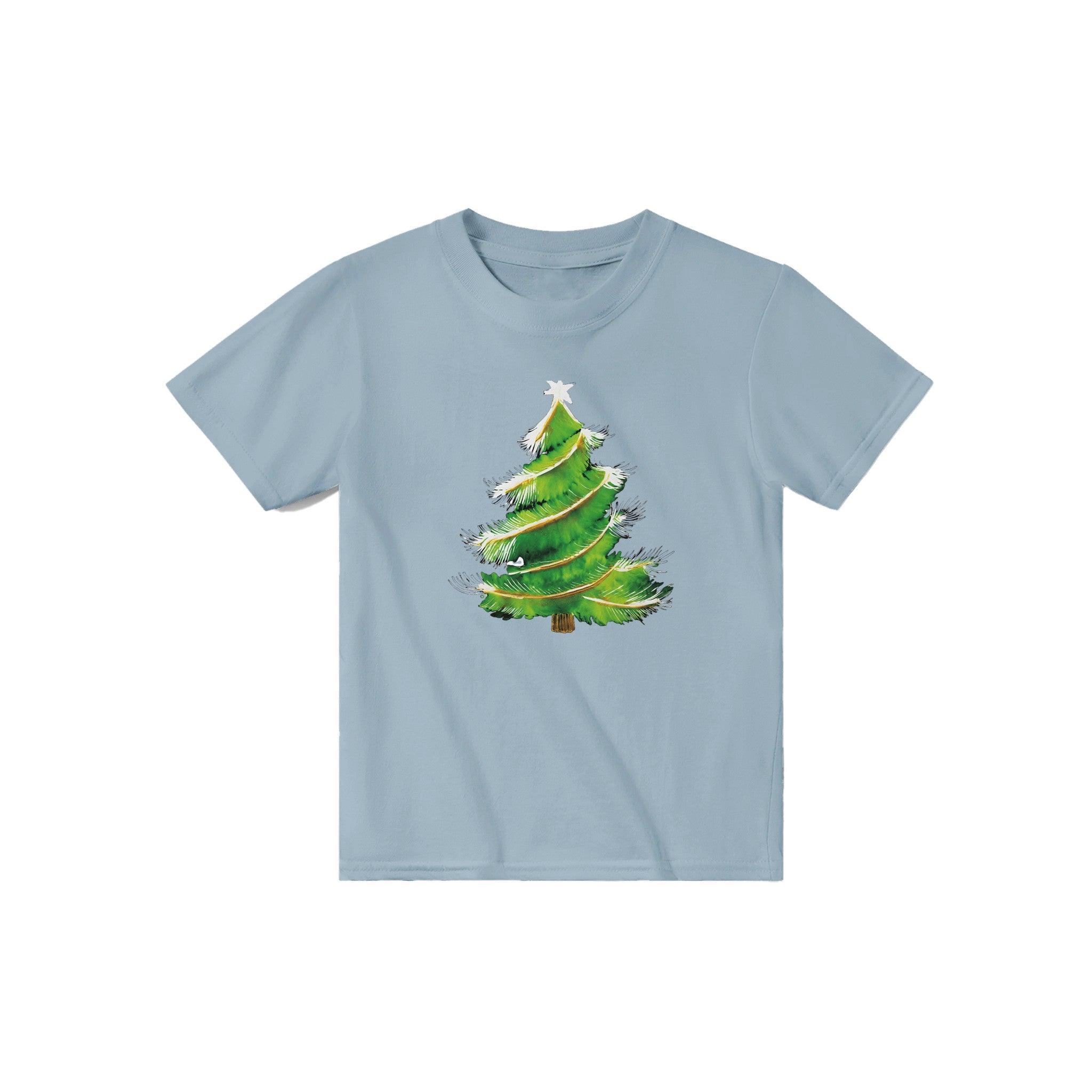 'Christmas Tree Brush' Baby Tee - POMA