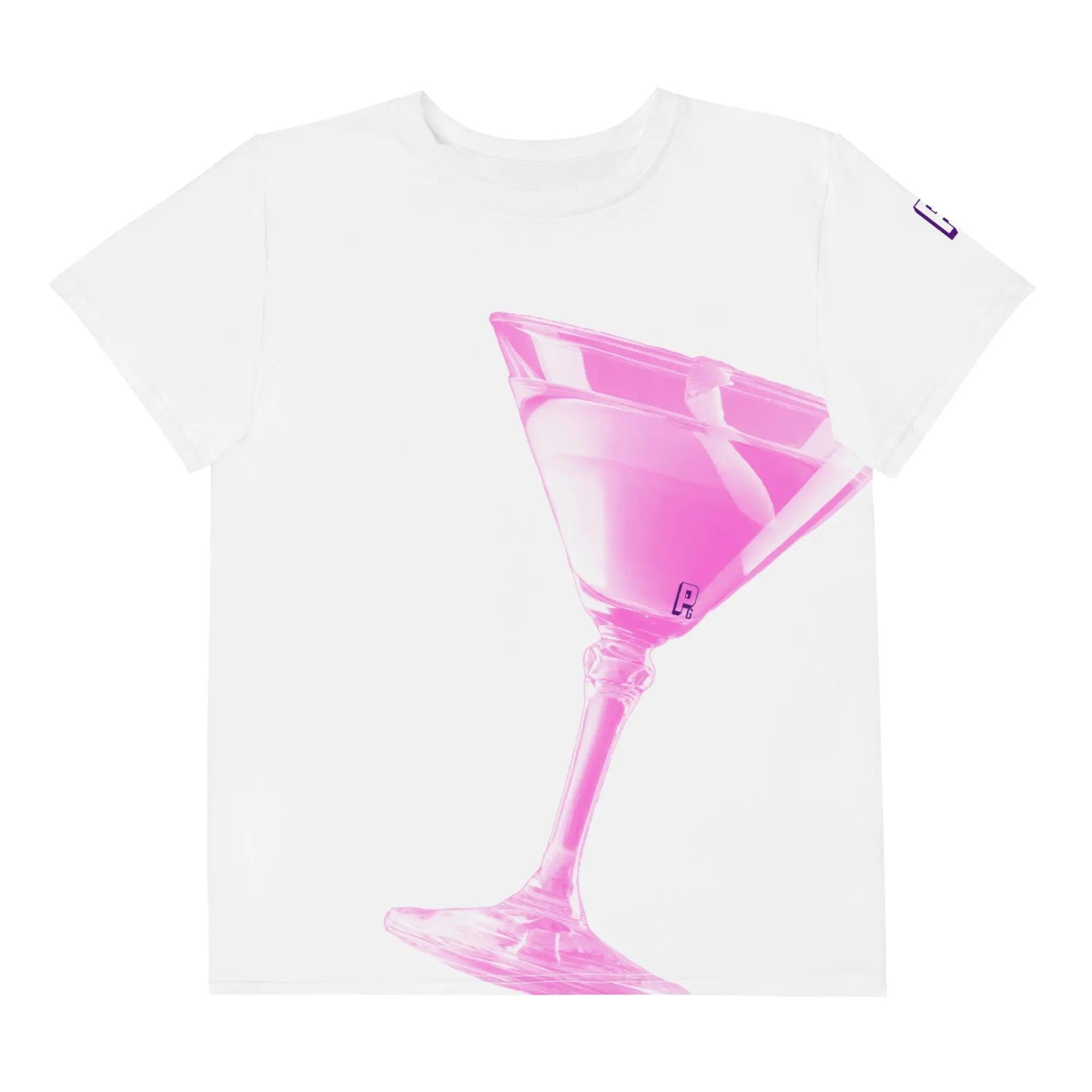 'Pink Cocktail' Baby Tee - All Over Print - POMA Graphics