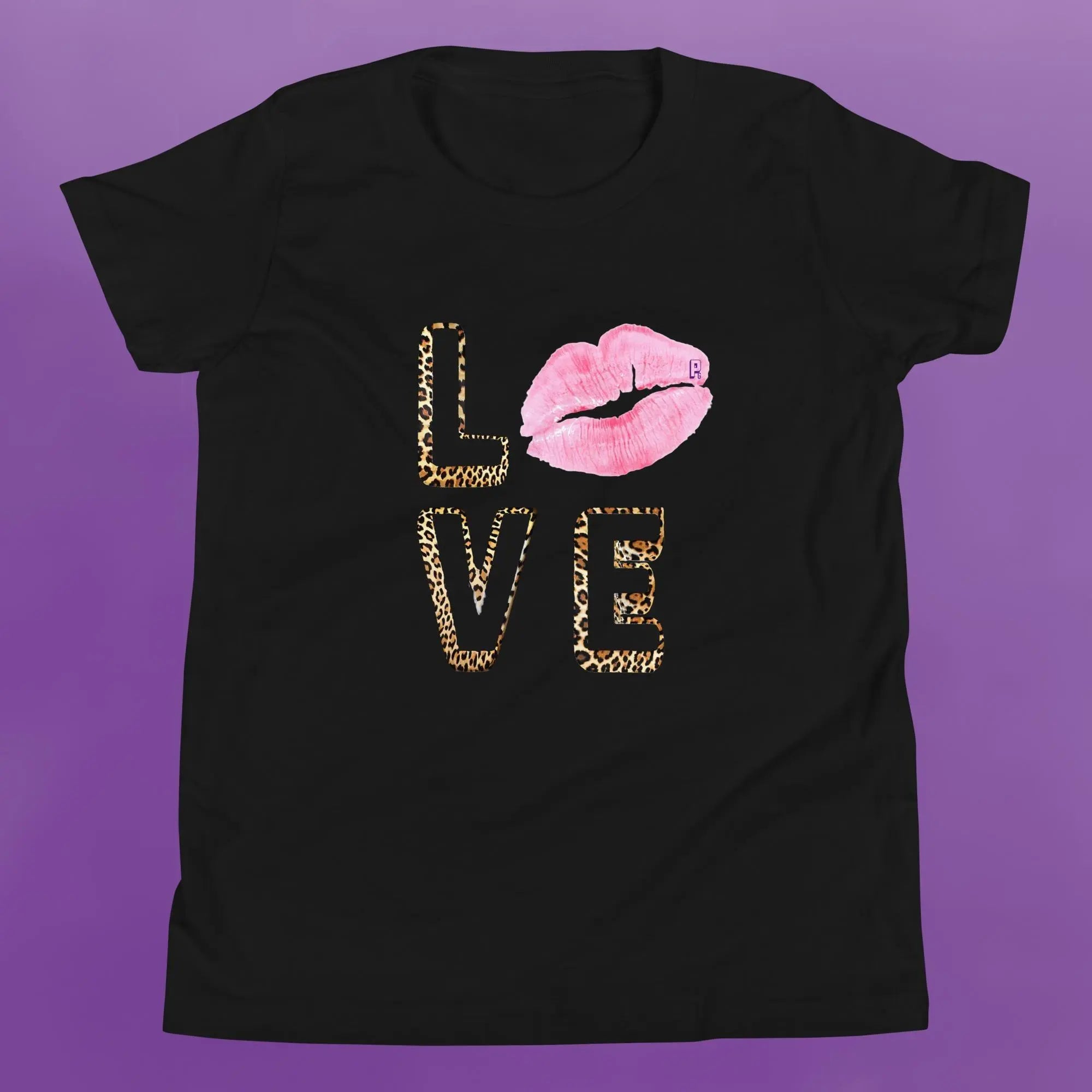 'Leopard Print Love' Baby Tee - Image #4