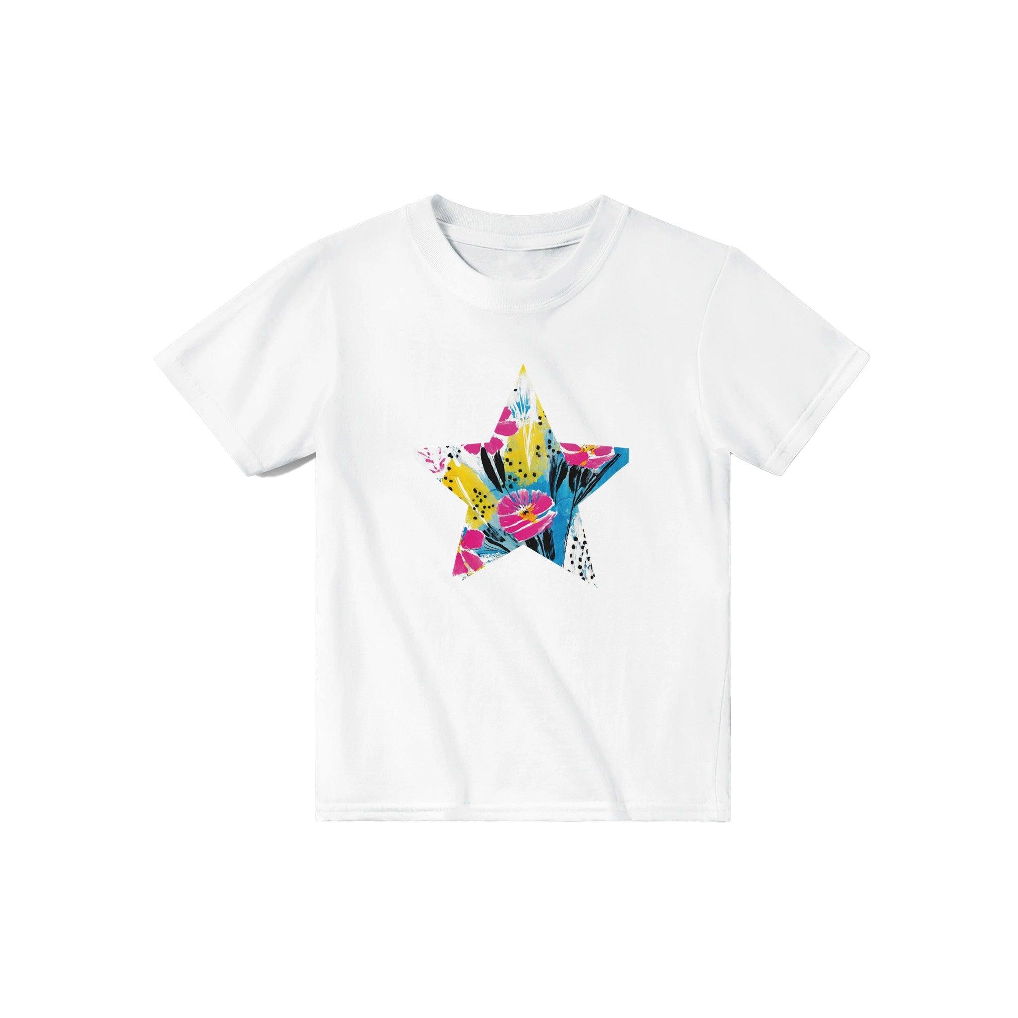 'Floral Star' Baby Tee - POMA