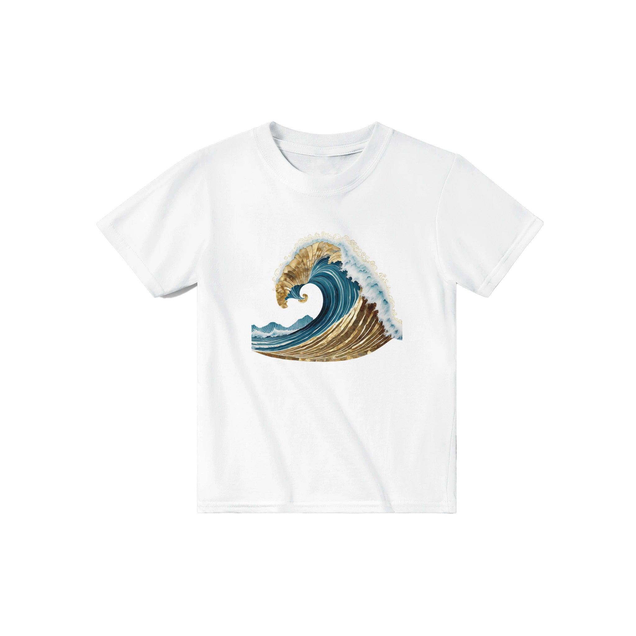 'Wave Gold' Baby Tee - POMA