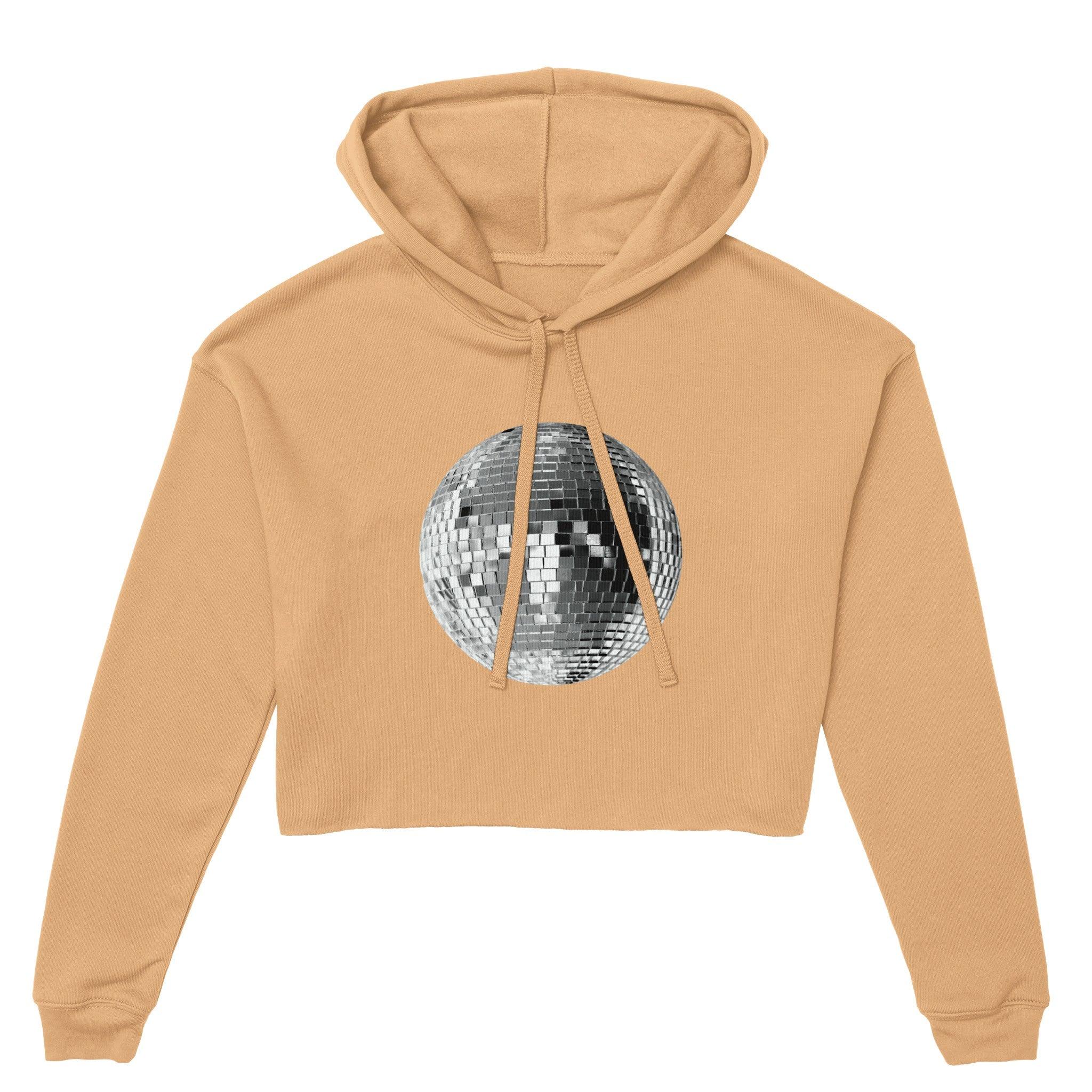 'Disco Ball' Cropped Hoodie - POMA