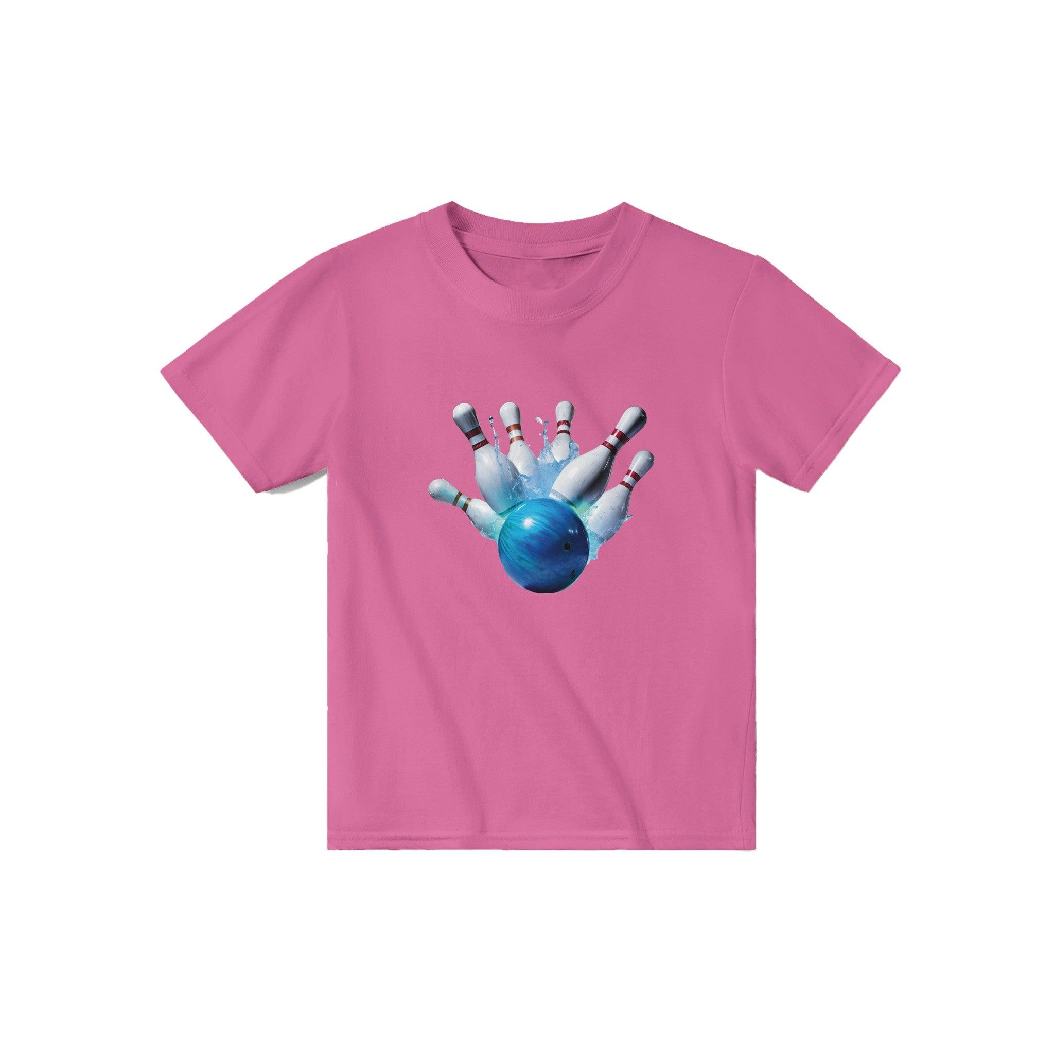 'Bowling Blue' Baby Tee - POMA