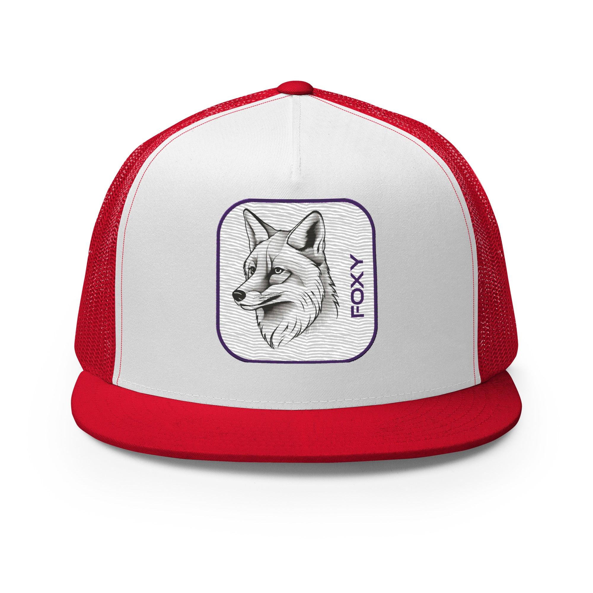 'Foxy' five-panel Trucker Cap - POMA Graphics