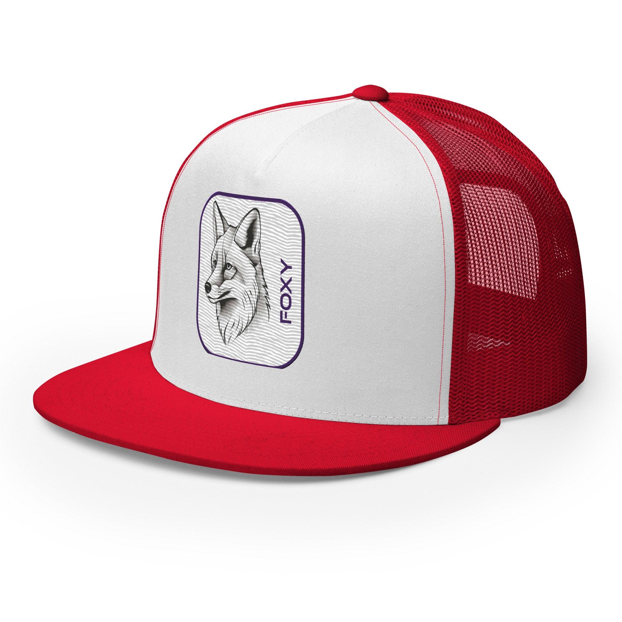 'Foxy' five-panel Trucker Cap - POMA Graphics